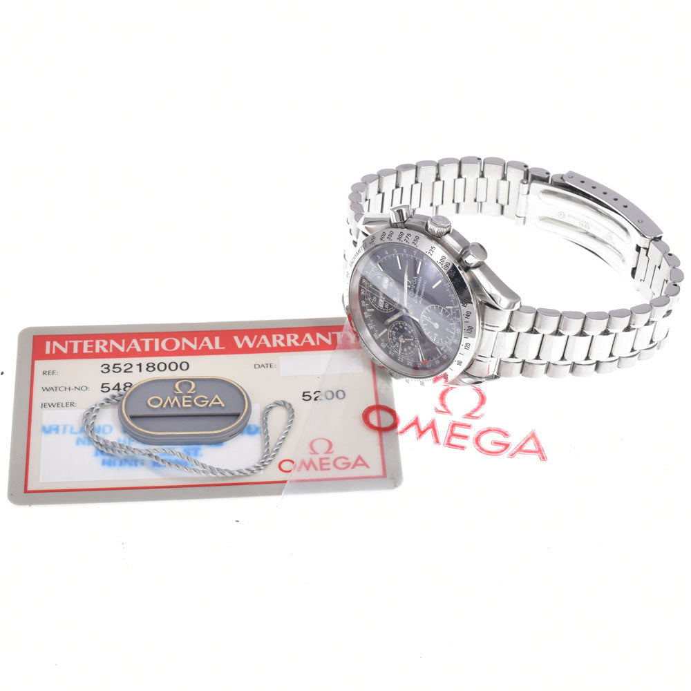 Omega Speedmaster Triple Calendar Chronograph Automatic Stainless Steel Watch (Pre-Owned)