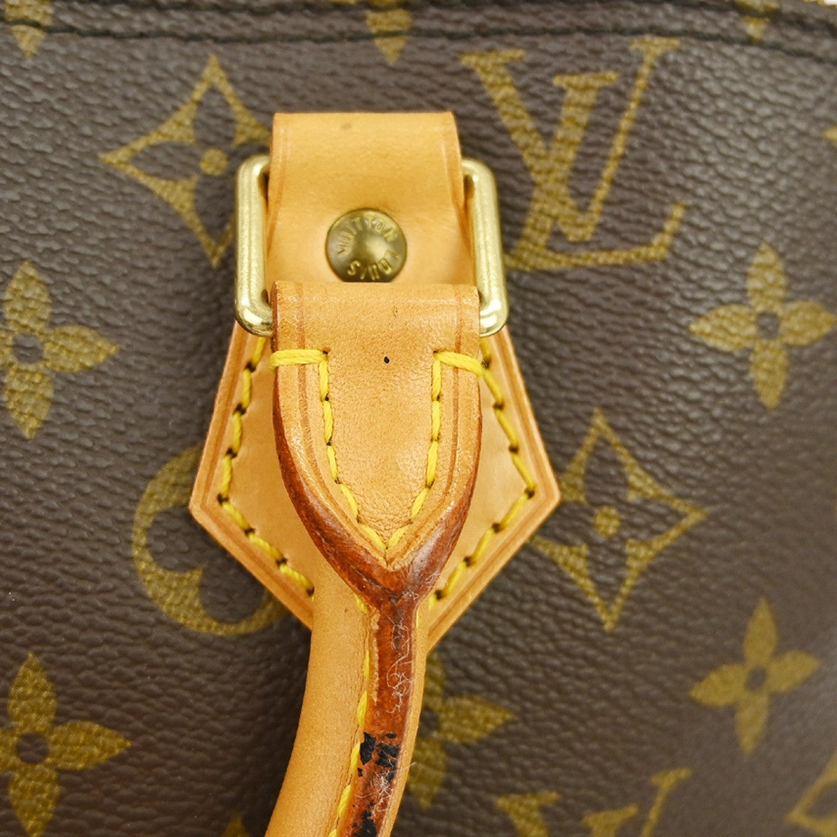 Louis Vuitton Alma Monogram Brown Canvas Handbag (Pre-Owned)
