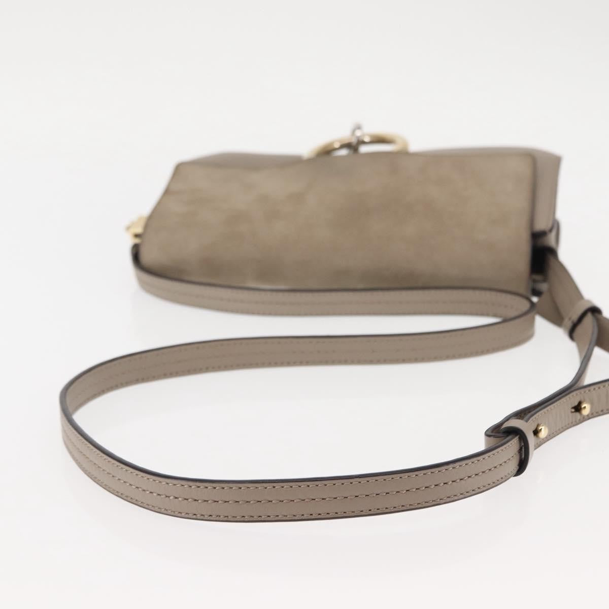 Chloe Faye Leather And Suede Beige Suede Bag (Pre-Owned)
