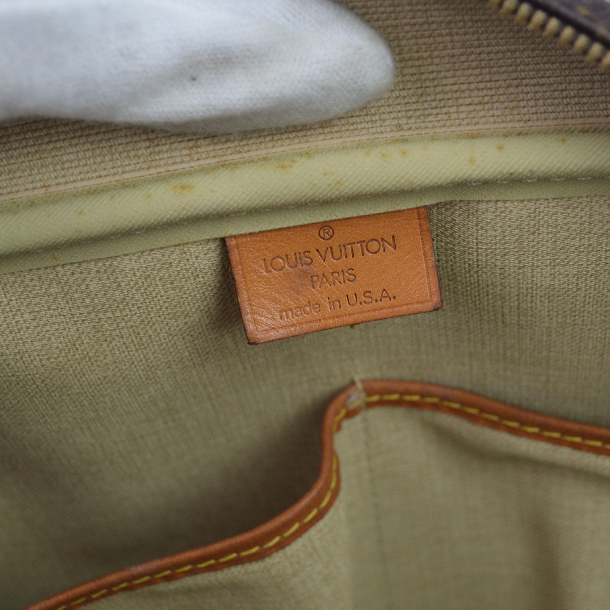 Louis Vuitton Deauville Monogram Canvas Brown Canvas Handbag (Pre-Owned)