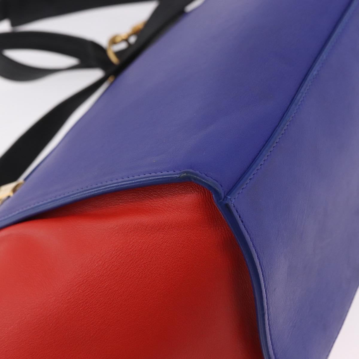 Celine Tricolor Trapeze Leather Multicolour Leather Handbag (Pre-Owned)