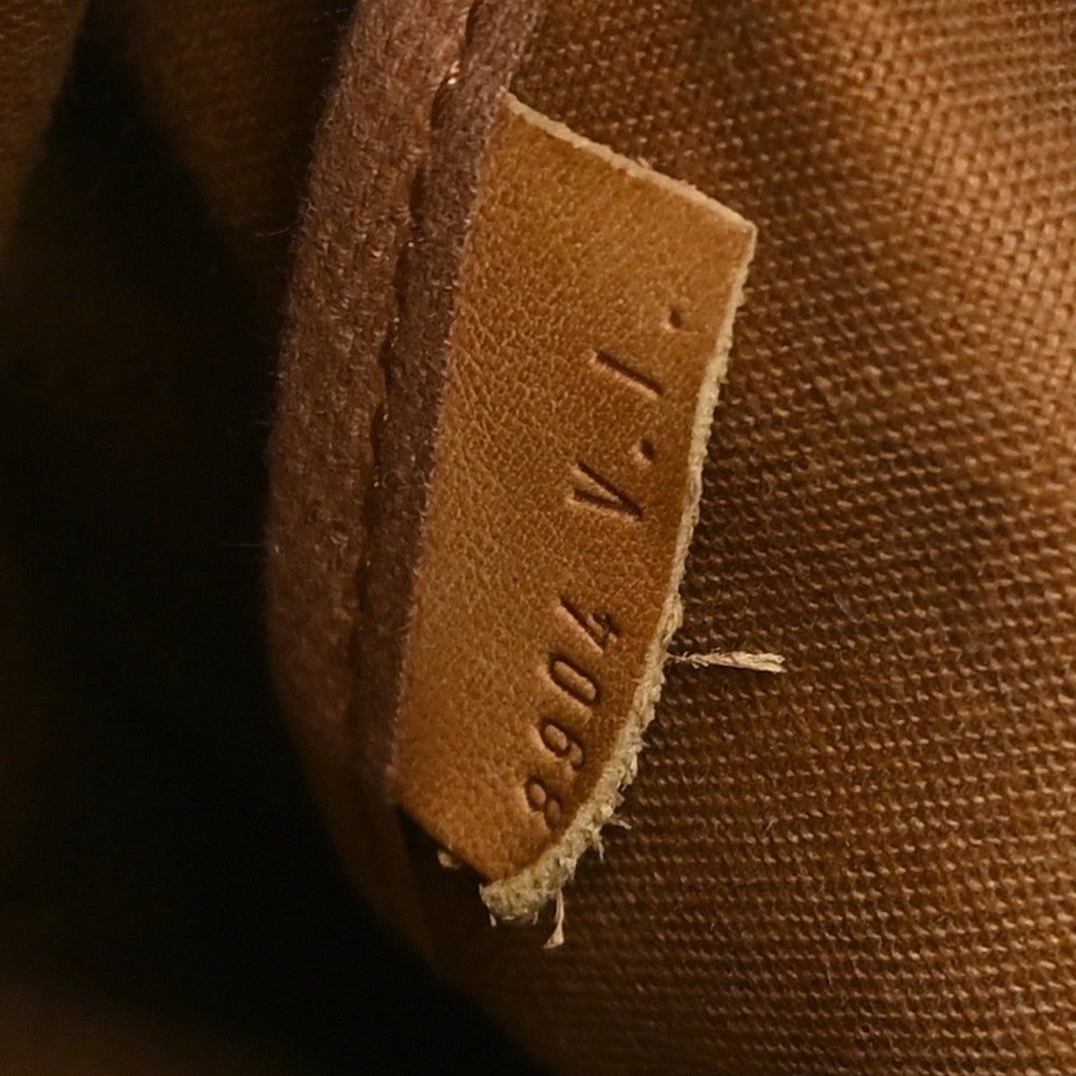 Louis Vuitton Saumur Monogram Canvas Brown Canvas Shoulder Bag Bag (Pre-Owned)