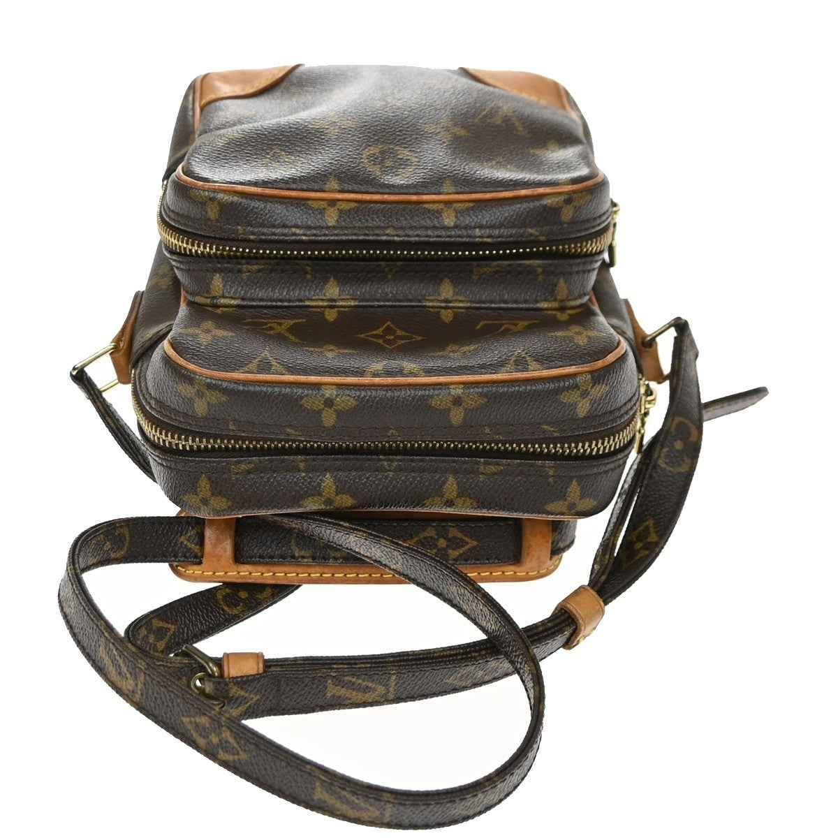 Louis Vuitton Amazone Monogram Canvas Brown Canvas Handbag (Pre-Owned)