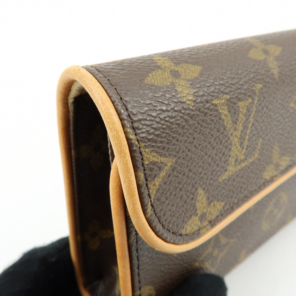Louis Vuitton Florentine Waist Monogram Canvas Brown Canvas Handbag (Pre-Owned)