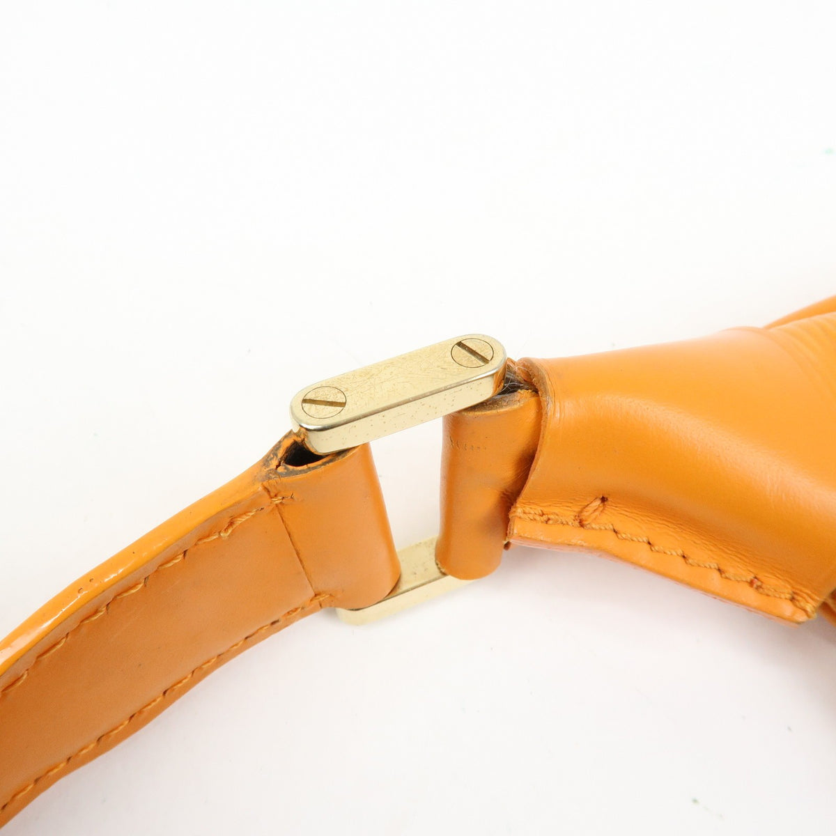 Louis Vuitton Matsy Epi Leather Orange Leather Handbag (Pre-Owned)
