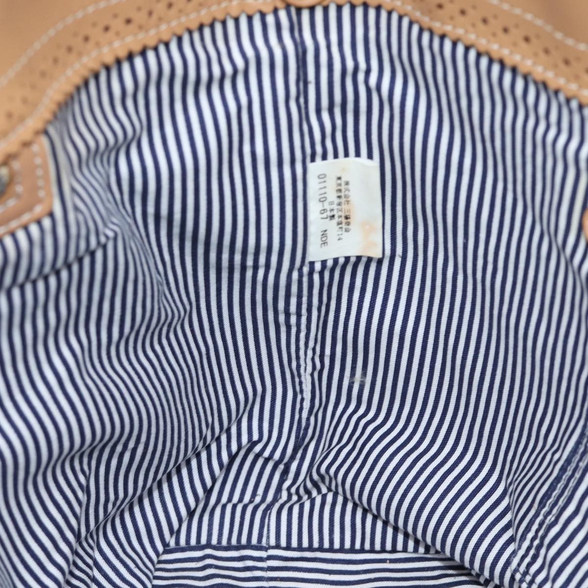 Burberry Blue Label Canvas Beige Canvas Tote Bag Bag (Pre-Owned)