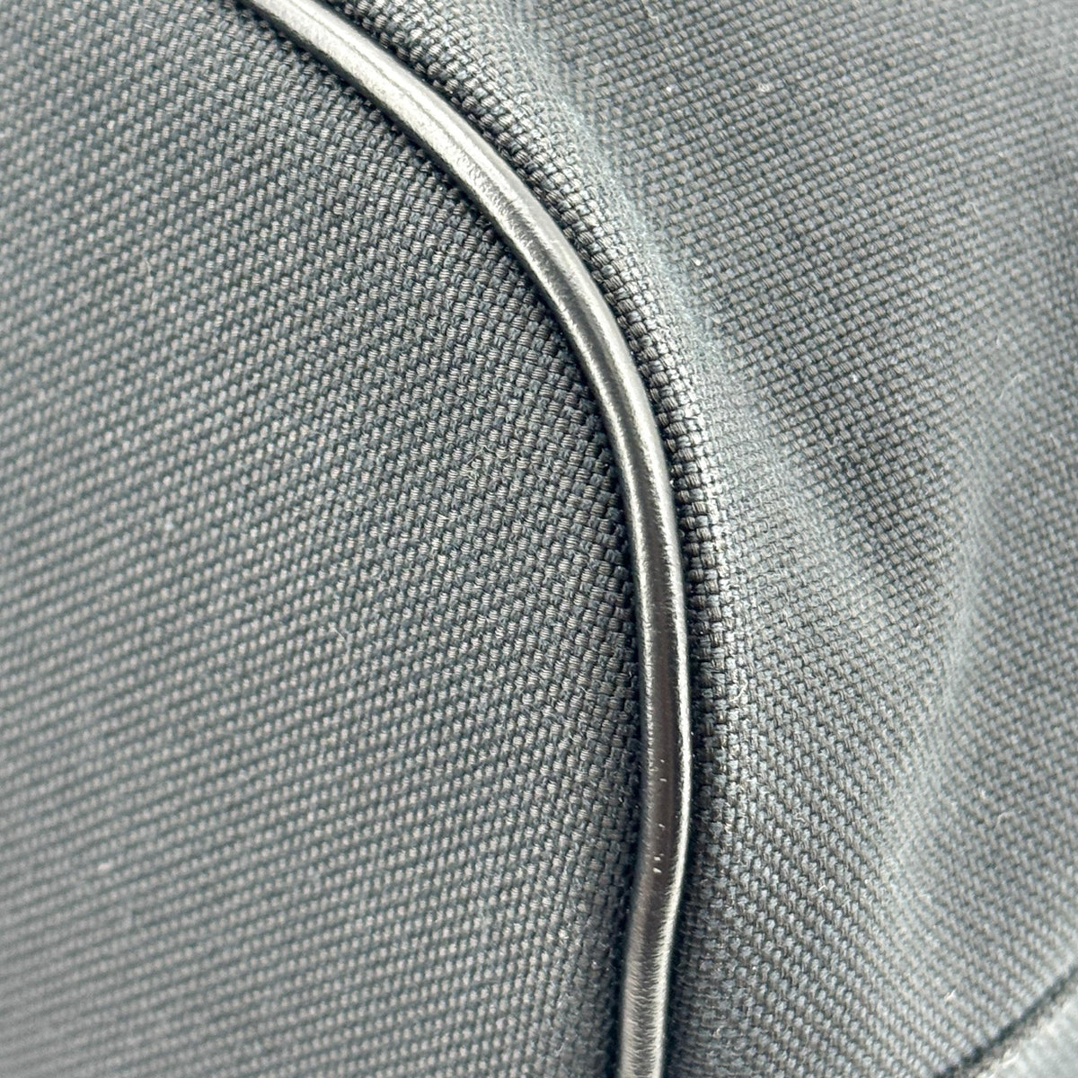 Prada Duet Drawstring Bucket Tessuto Black Canvas Handbag (Pre-Owned)
