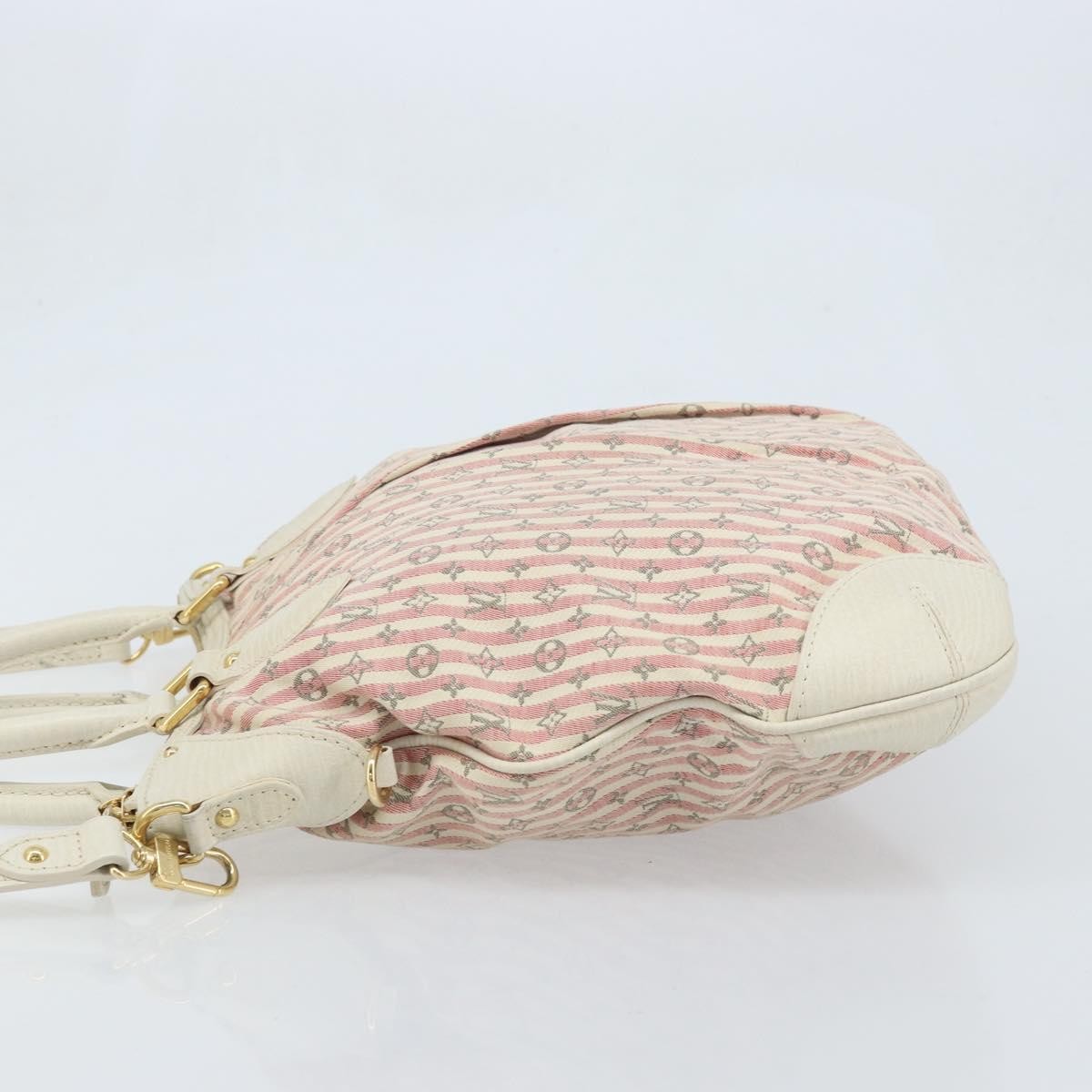 Louis Vuitton Marina Mini Lin Croisette Pink Canvas Handbag (Pre-Owned)