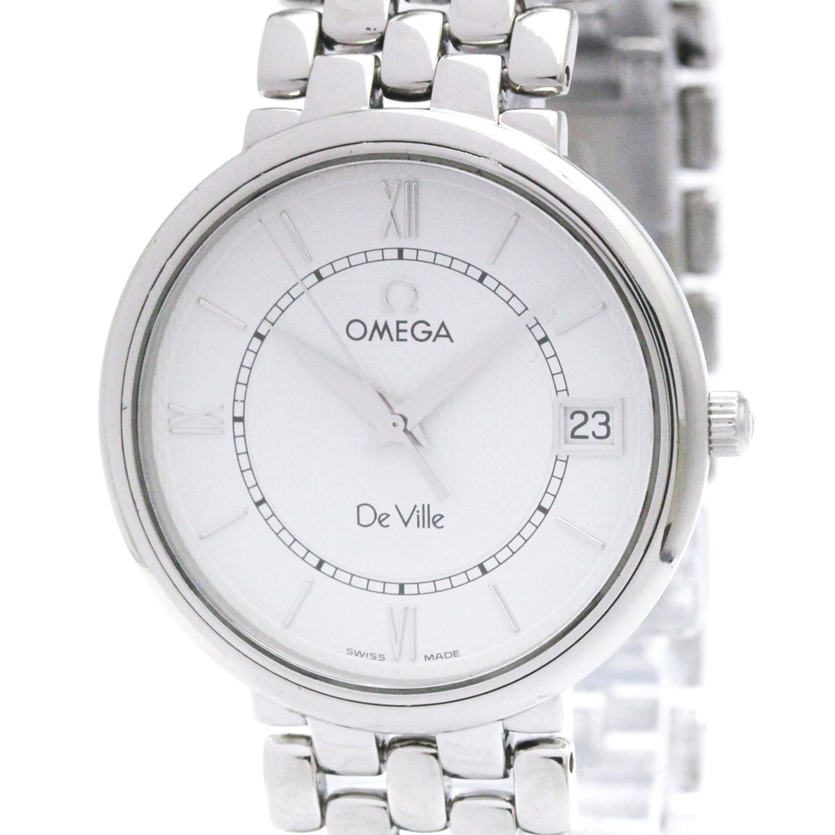 Omega De Ville Prestige Quartz Stainless Steel Watch (Pre-Owned)