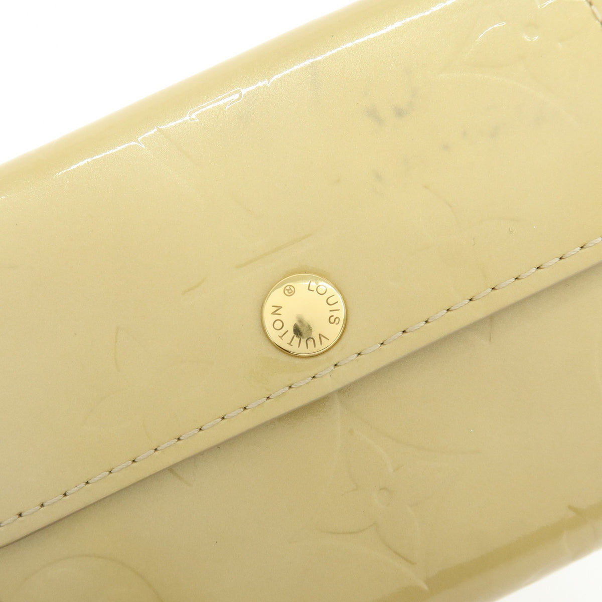 Louis Vuitton Ludlow Vernis Beige Patent_Leather Wallets Accessory (Pre-Owned)