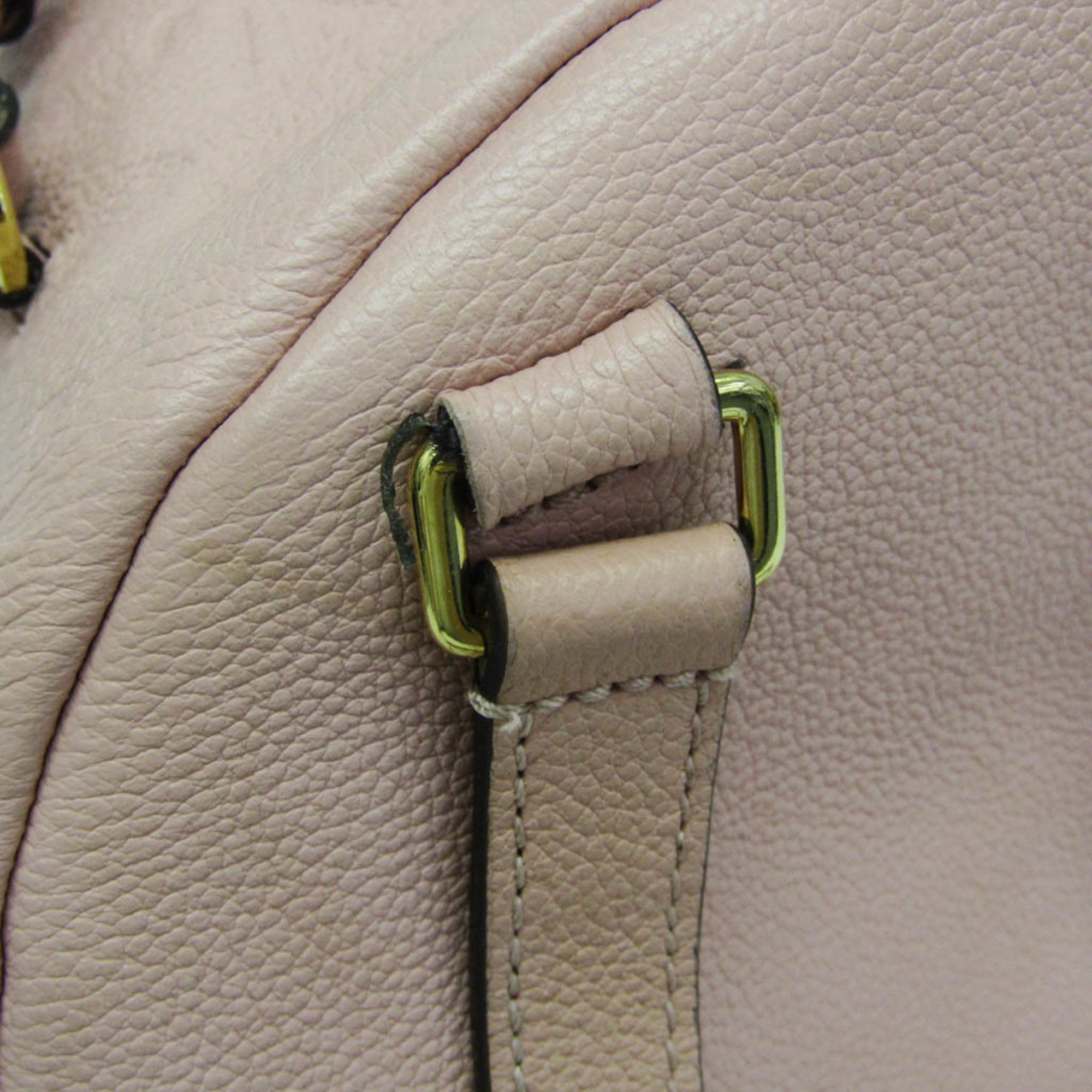 Louis Vuitton Sorbonne Monogram Empreinte Leather Pink Leather Backpack Bag (Pre-Owned)