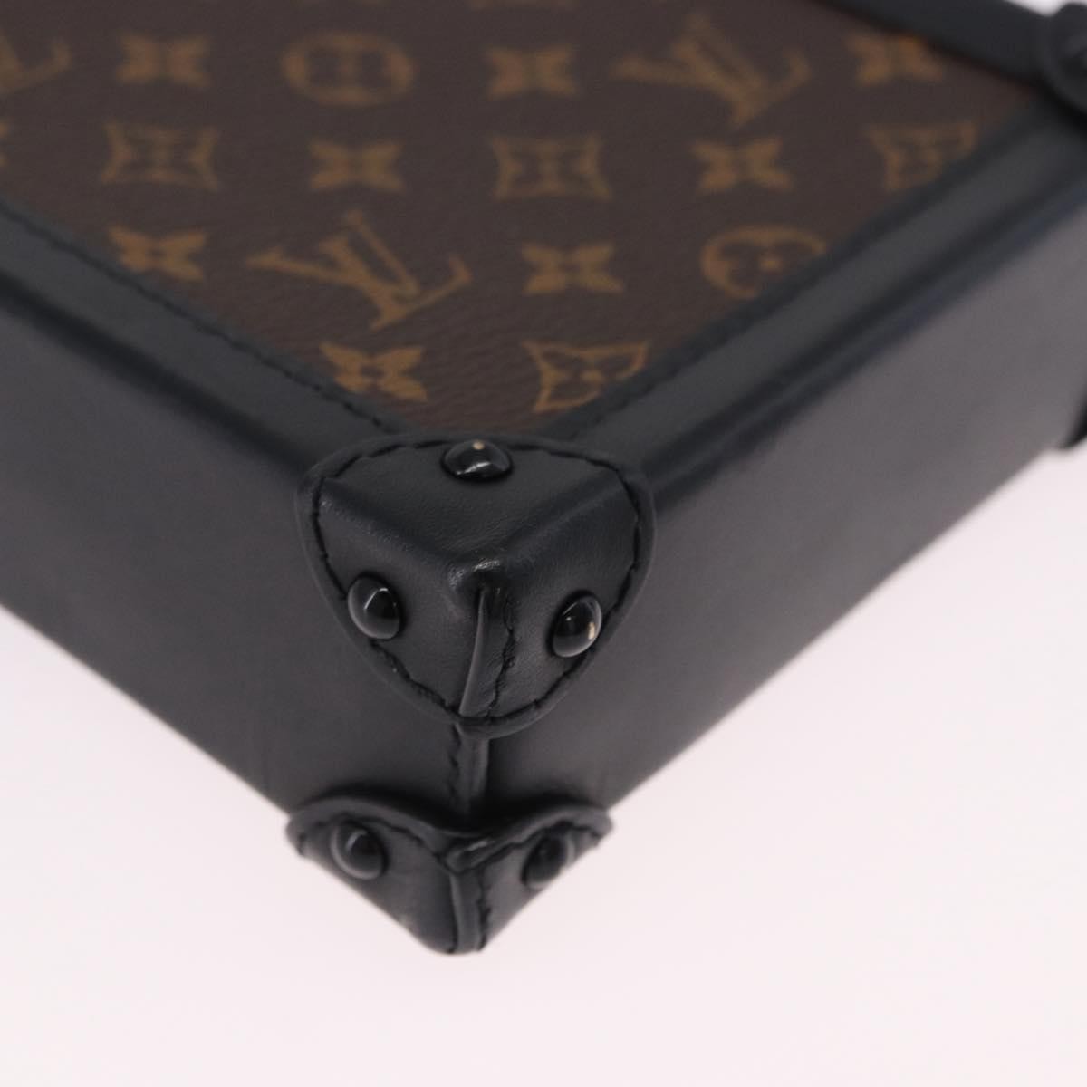 Louis Vuitton Vertical Trunk Pochette Monogram Canvas Brown Canvas Clutche & Pouche Bag (Pre-Owned)