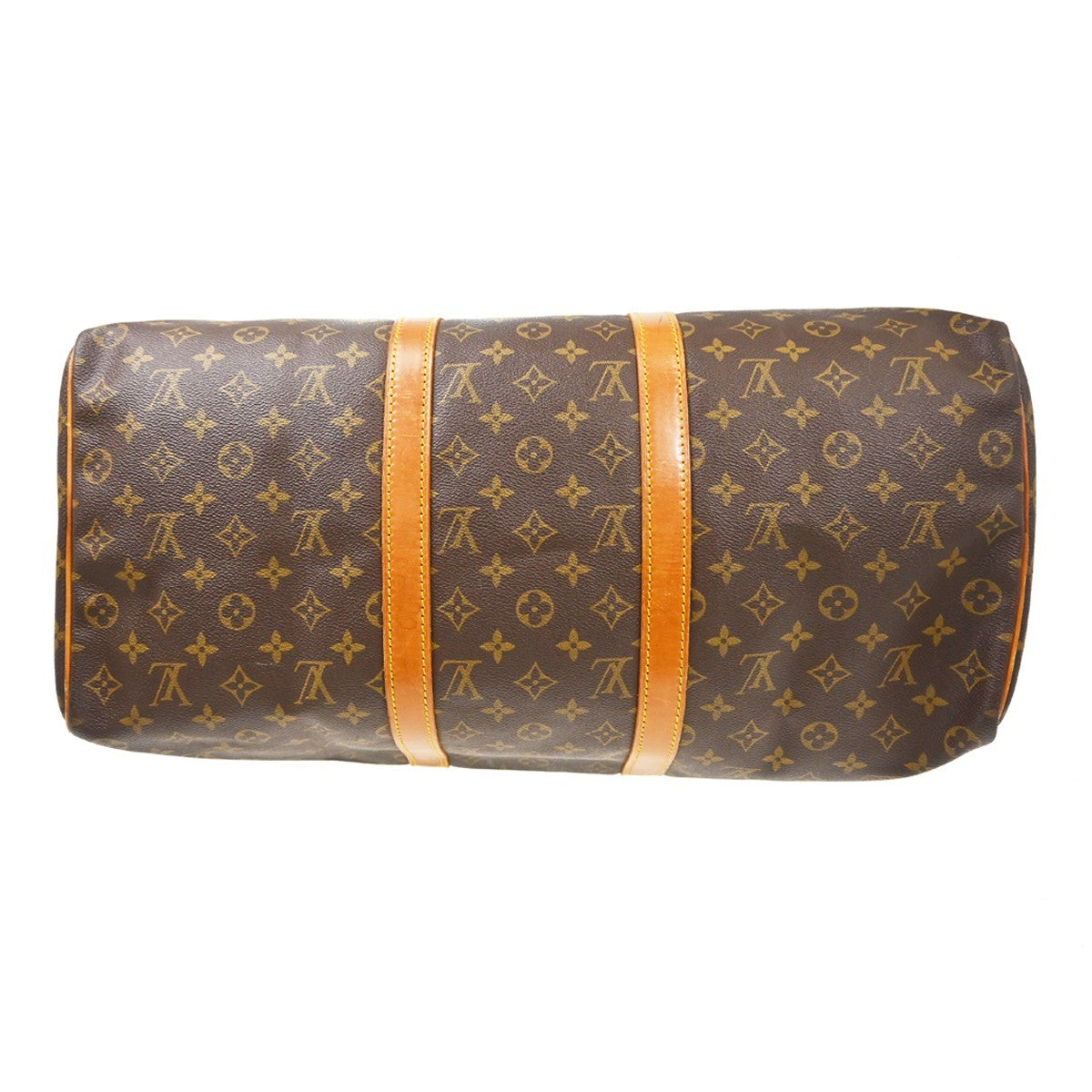 Louis Vuitton Keepall Monogram Canvas Brown Canvas Travel Bag Bag (Pre-Owned)