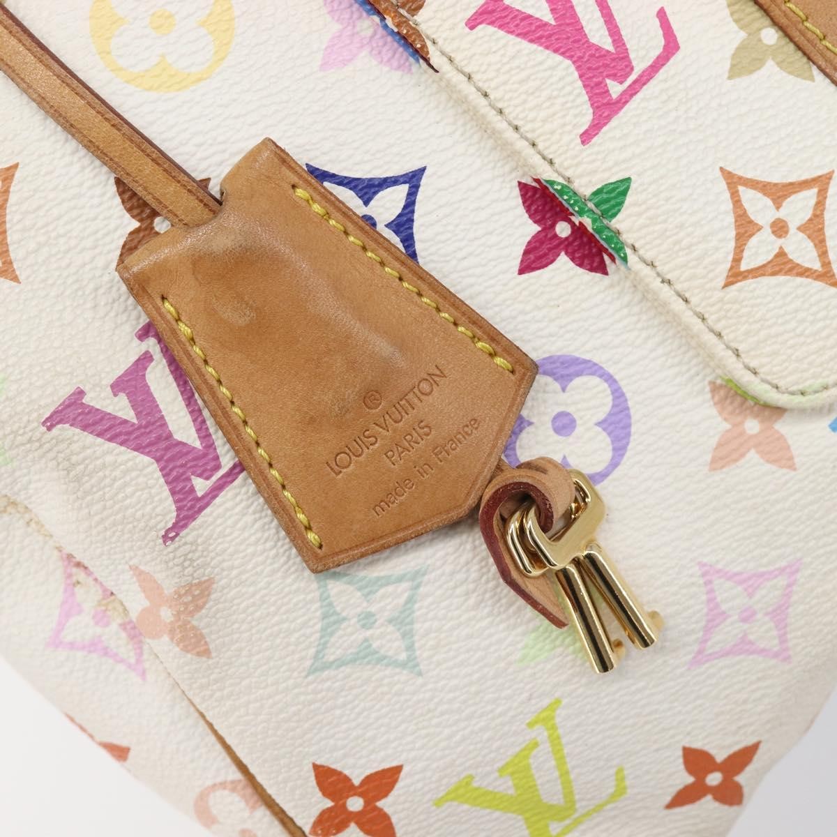 Louis Vuitton X Takashi Murakami Speedy Soft Bandouliere Monogram Multicolor Multicolour Canvas Handbag (Pre-Owned)