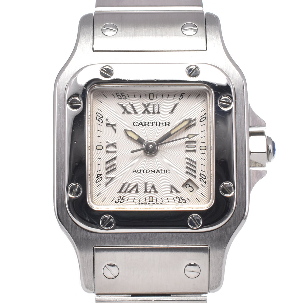 Cartier Santos De Cartier Galbee Automatic Stainless Steel Watch (Pre-Owned)