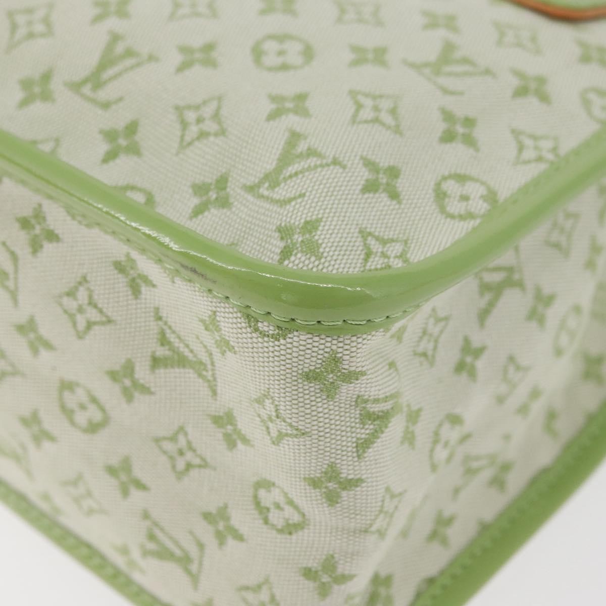 Louis Vuitton Kathleen Mini Lin Green Canvas Tote Bag Bag (Pre-Owned)