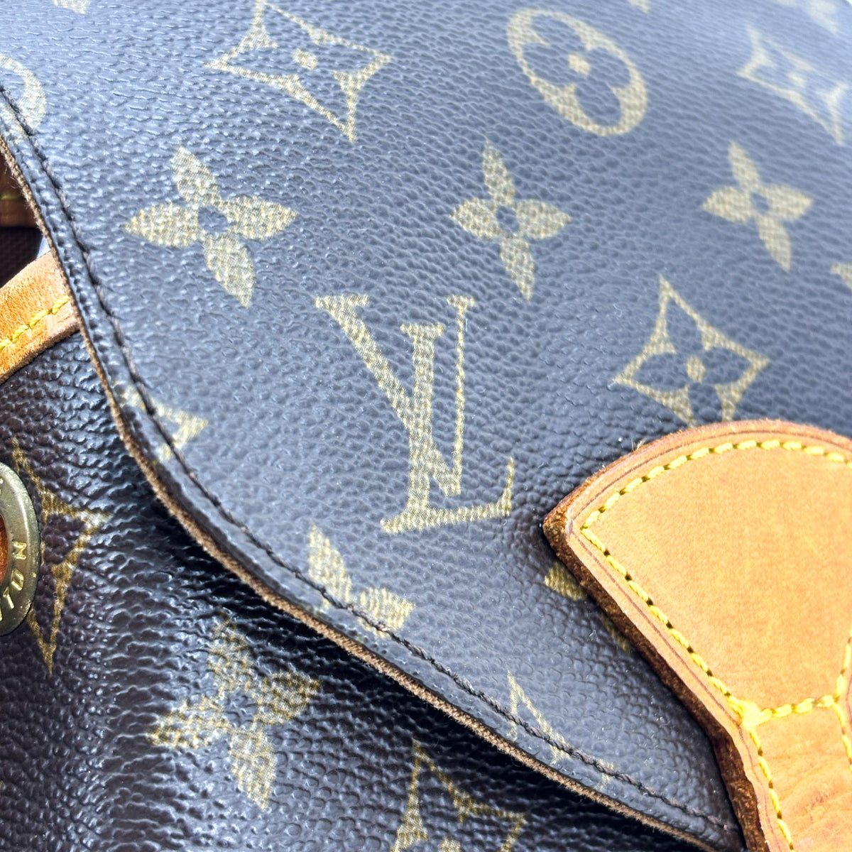 Louis Vuitton Vintage Montsouris Monogram Canvas Brown Canvas Backpack Bag (Pre-Owned)