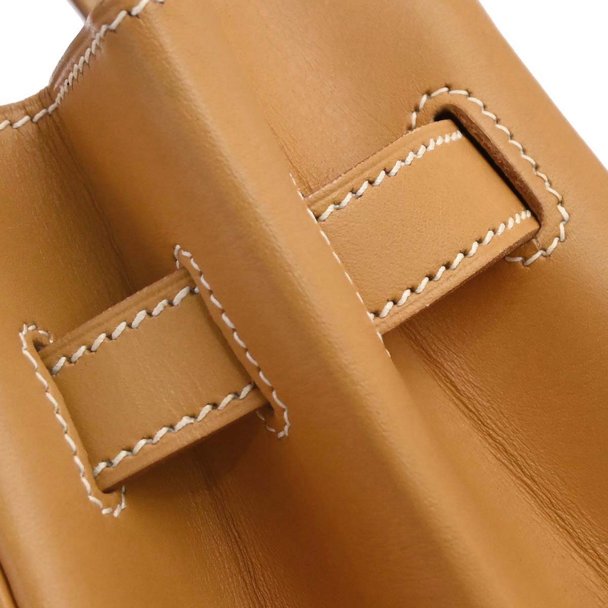Hermes Hac Birkin Brown Vache Natural With Gold Hardware Neutral Leather Handbag (Pre-Owned)