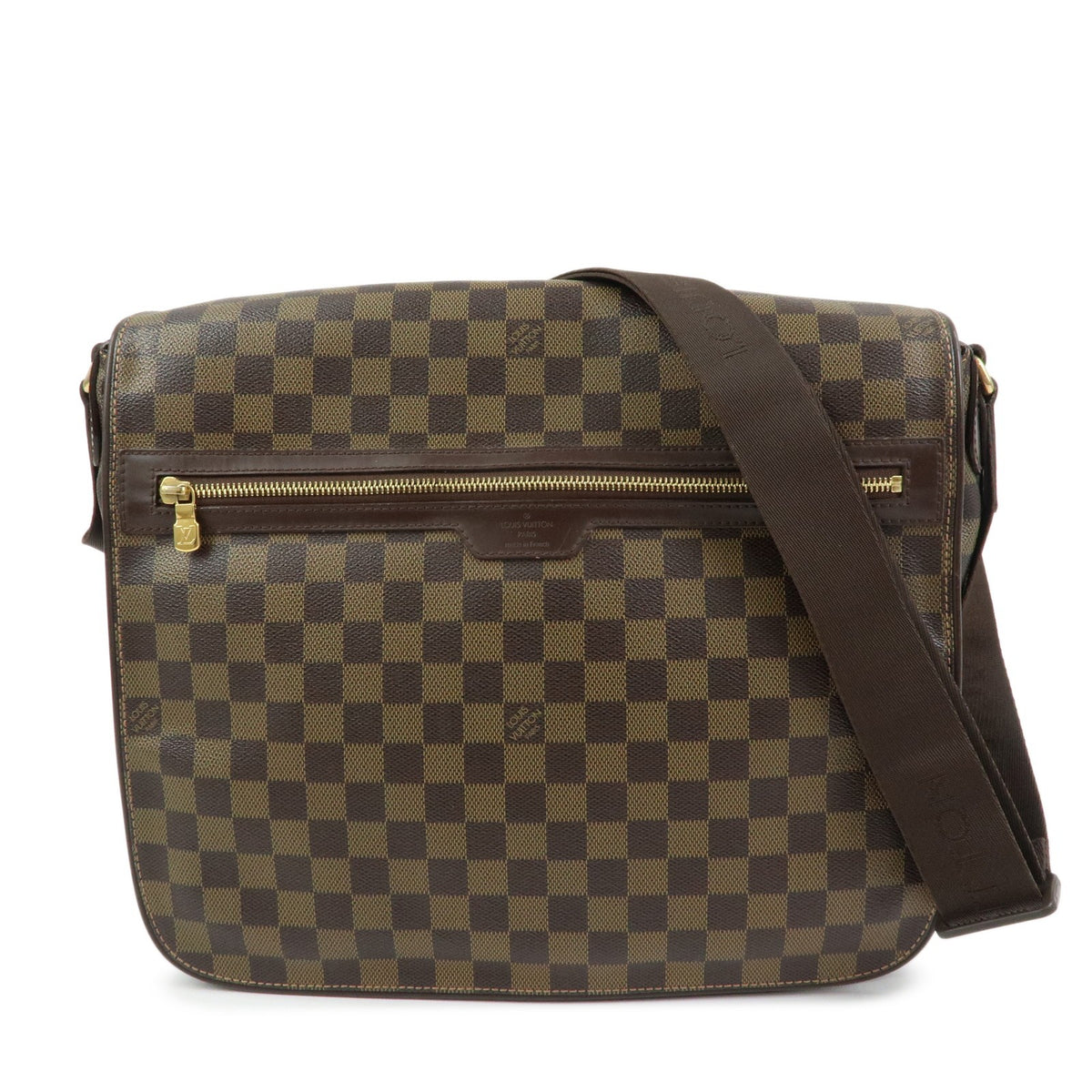 Louis Vuitton Spencer Messenger Damier Brown Canvas Handbag (Pre-Owned)