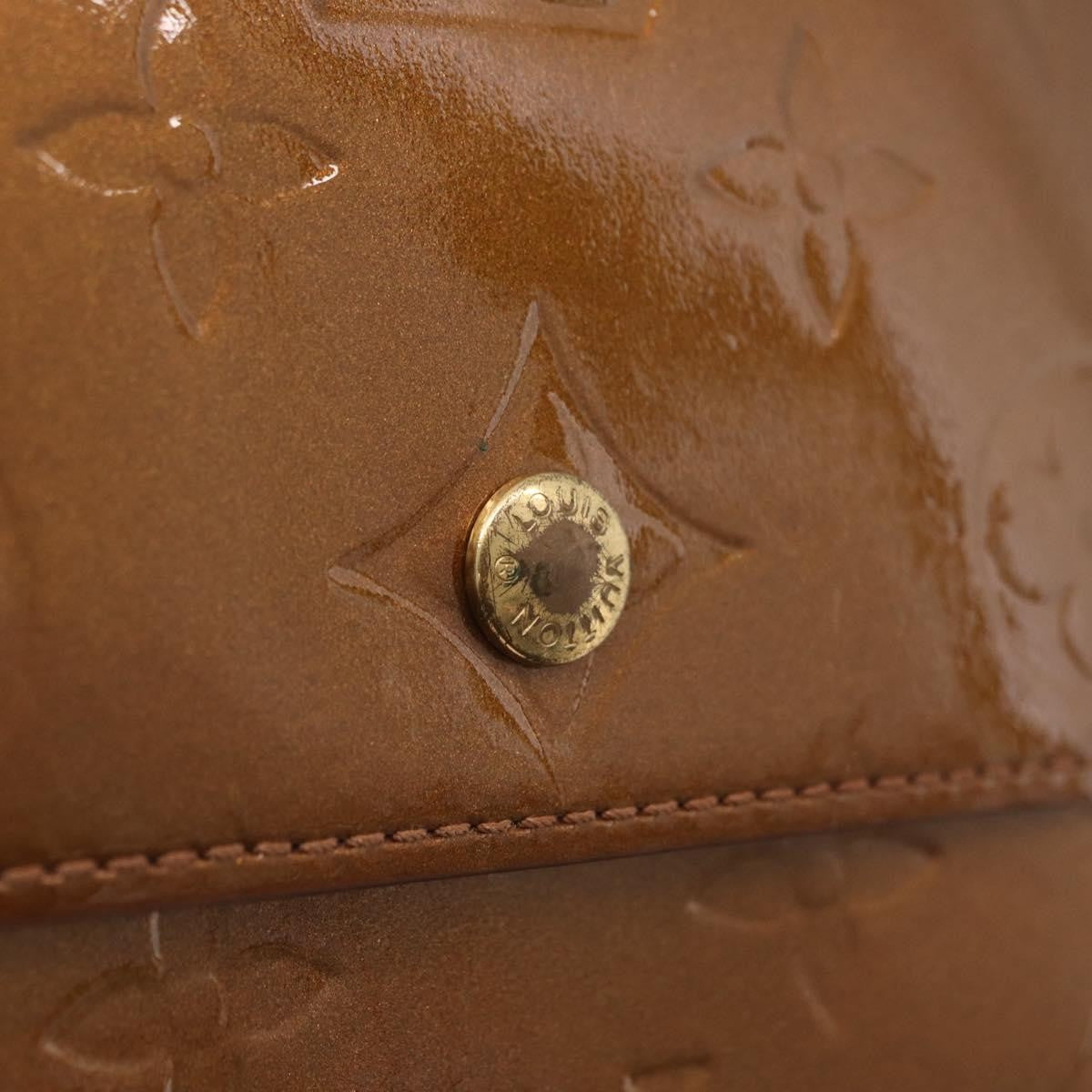 Louis Vuitton Walker Monogram Vernis Brown Patent_Leather Wallets Accessory (Pre-Owned)