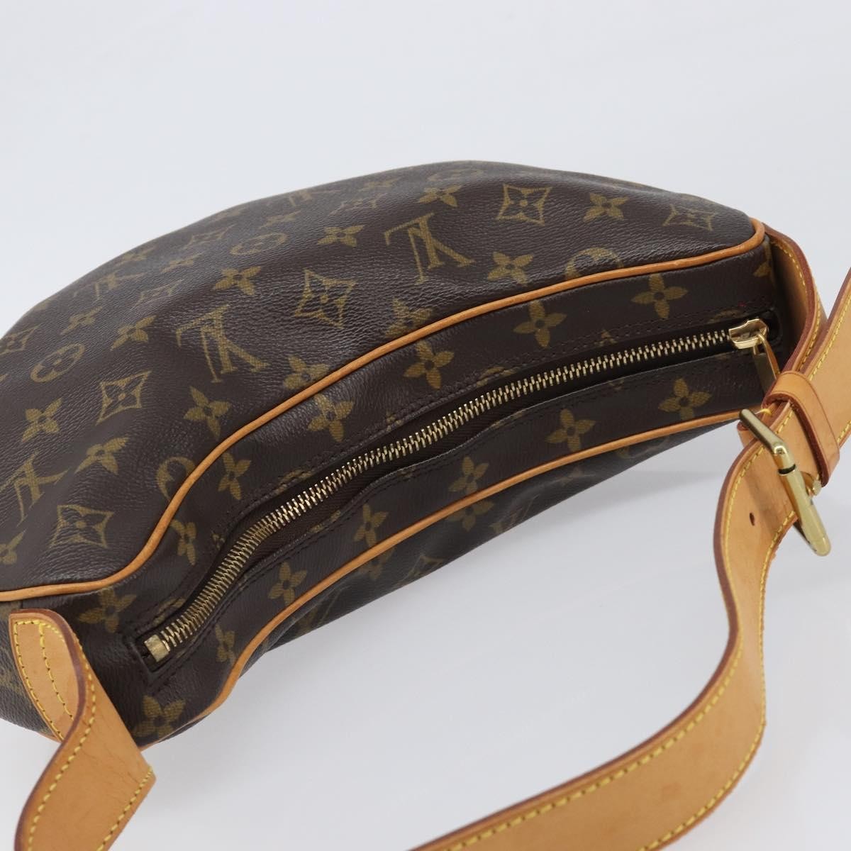 Louis Vuitton Croissant Monogram Brown Canvas Shoulder Bag Bag (Pre-Owned)