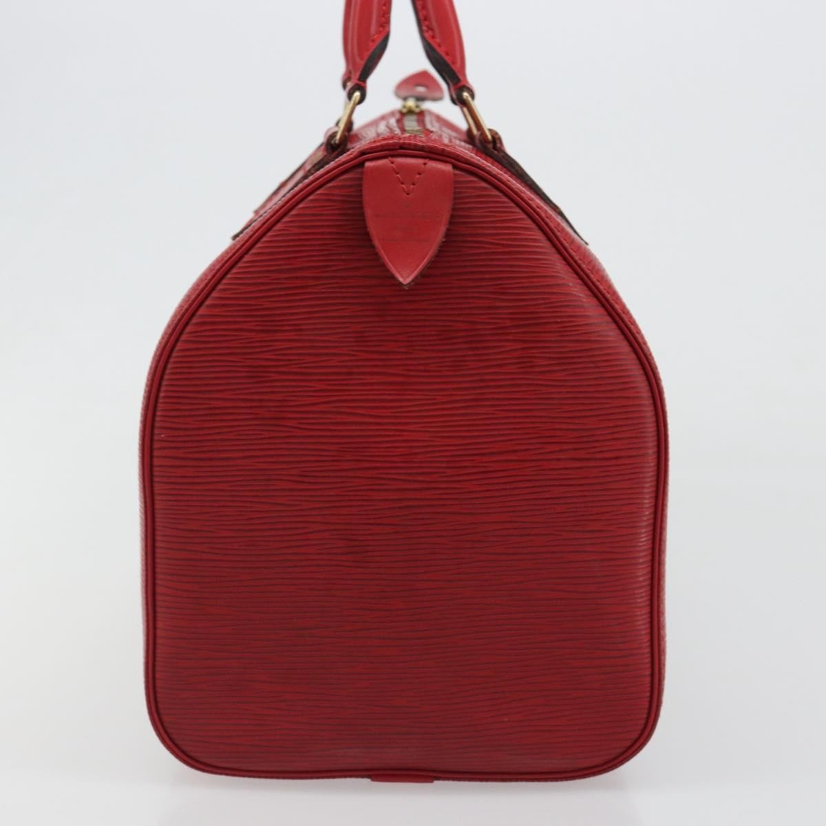 Louis Vuitton Speedy Epi Leather Red Leather Handbag (Pre-Owned)