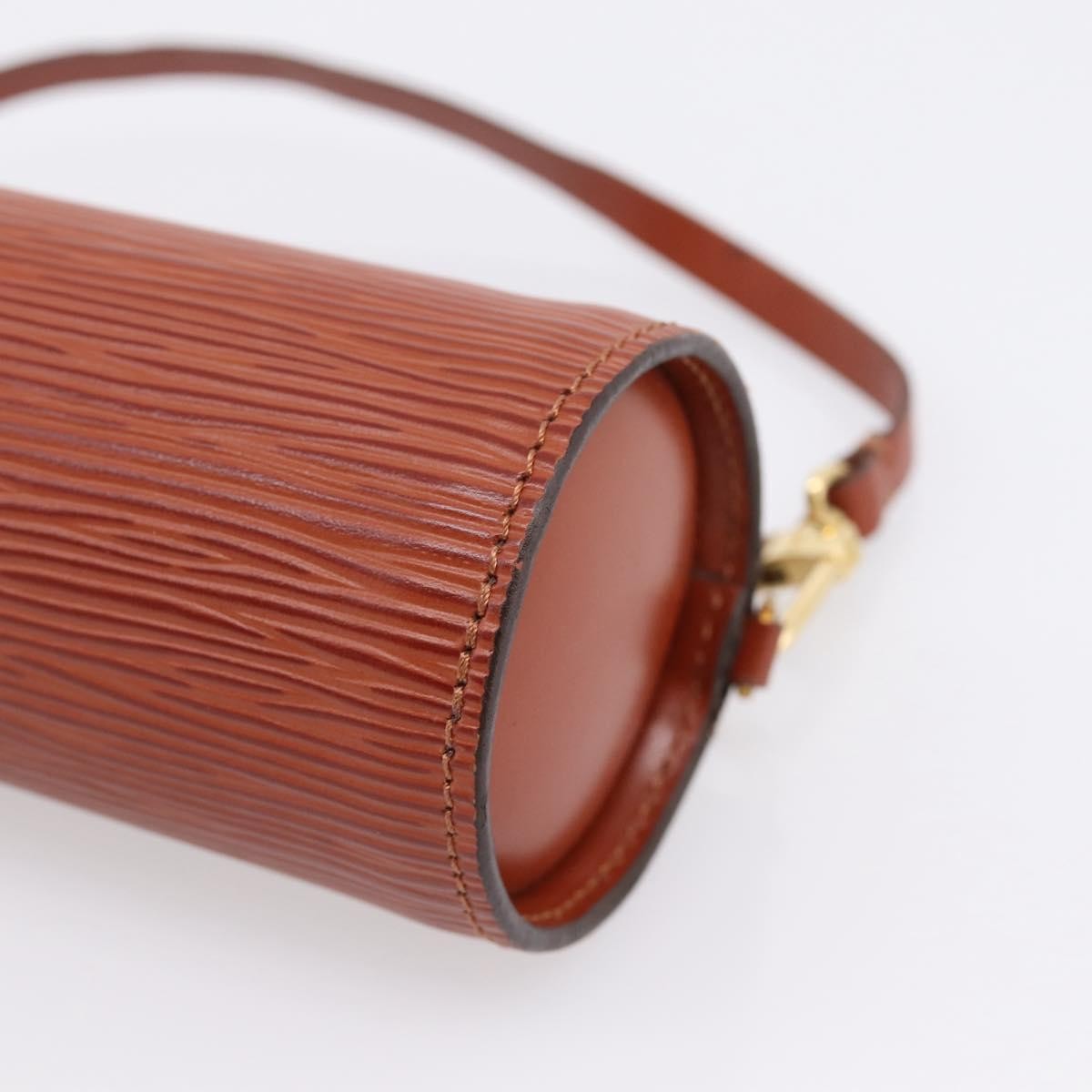Louis Vuitton Soufflot Pochette Epi Leather Brown Leather Clutche & Pouche Bag (Pre-Owned)