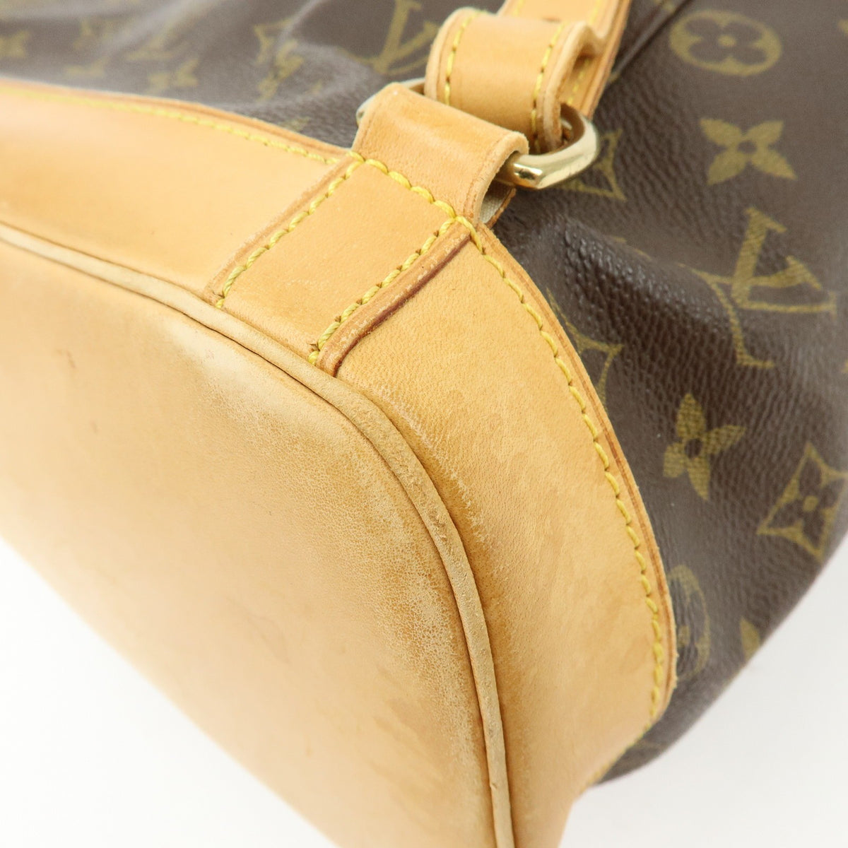 Louis Vuitton Vintage Montsouris Monogram Canvas Brown Canvas Backpack Bag (Pre-Owned)