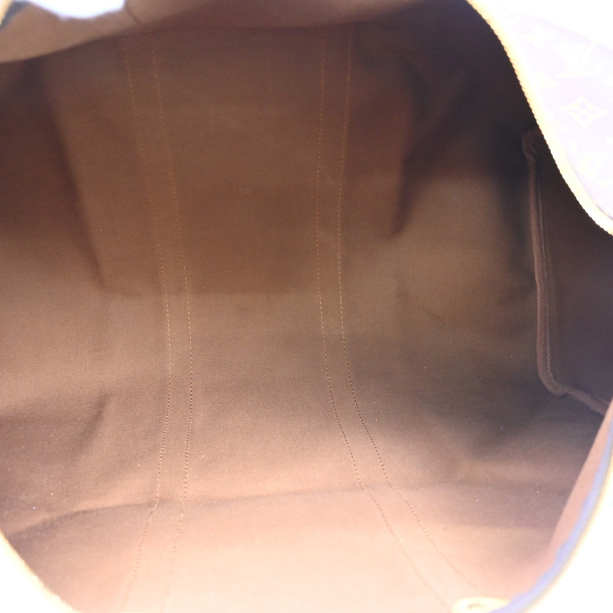Louis Vuitton Keepall Monogram Canvas Brown Canvas Travel Bag Bag (Pre-Owned)