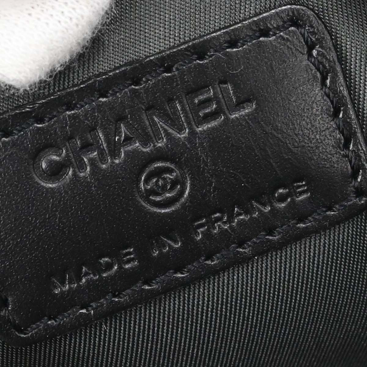 Chanel Sport Line Nylon Black Nylon Crossbody Bag Bag (Pre-Owned)