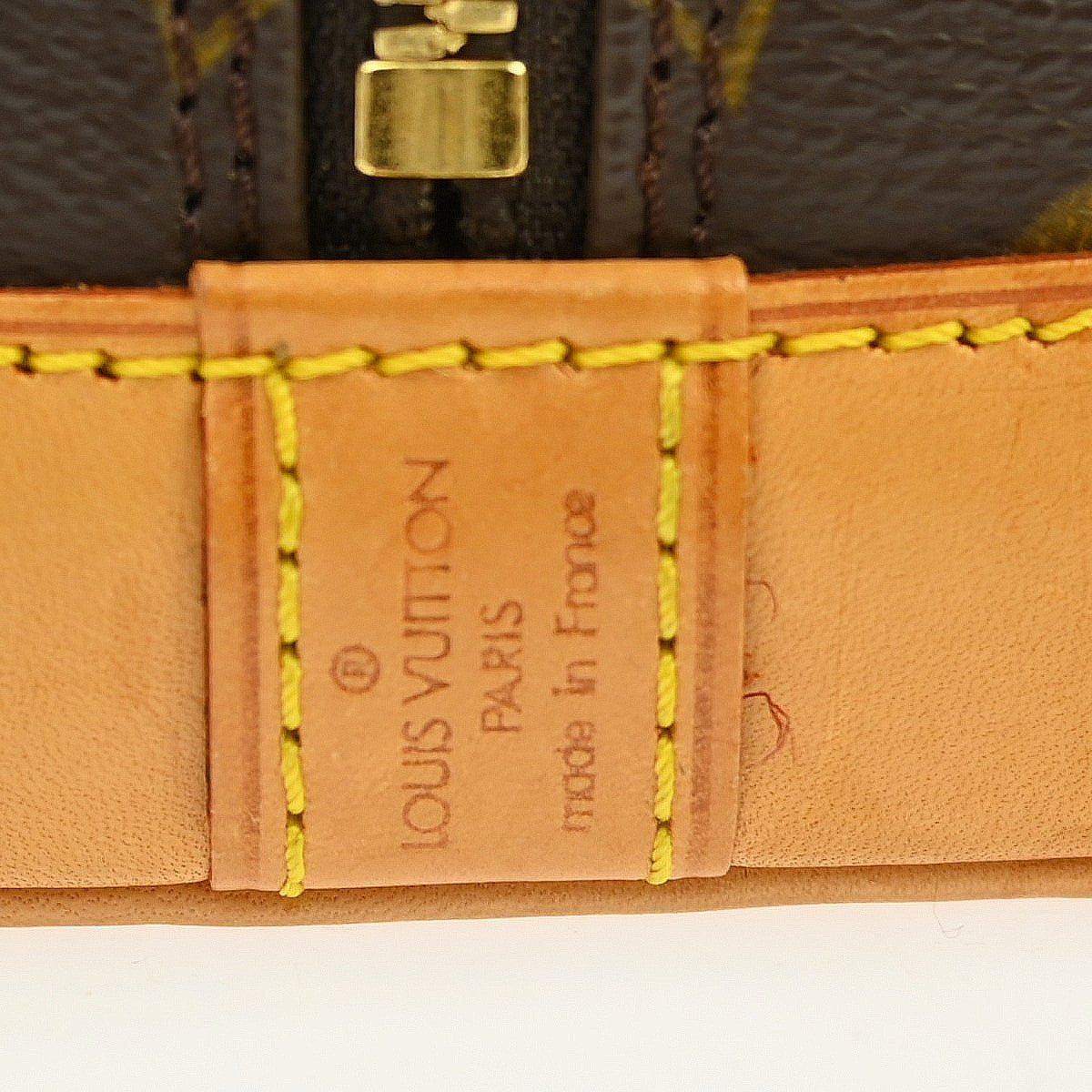 Louis Vuitton Alma Monogram Brown Canvas Handbag (Pre-Owned)