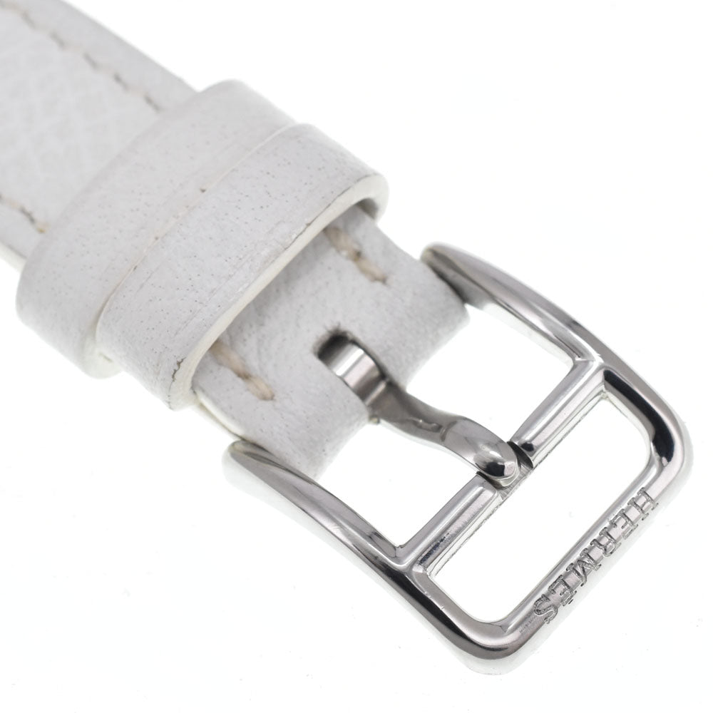 Hermes Cape Cod Quartz Stainless Steel And Leather Watch (Pre-Owned)