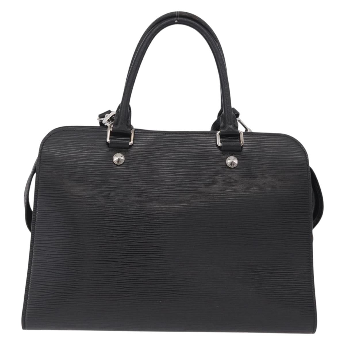 Louis Vuitton Vaneau Epi Leather Black Leather Handbag (Pre-Owned)