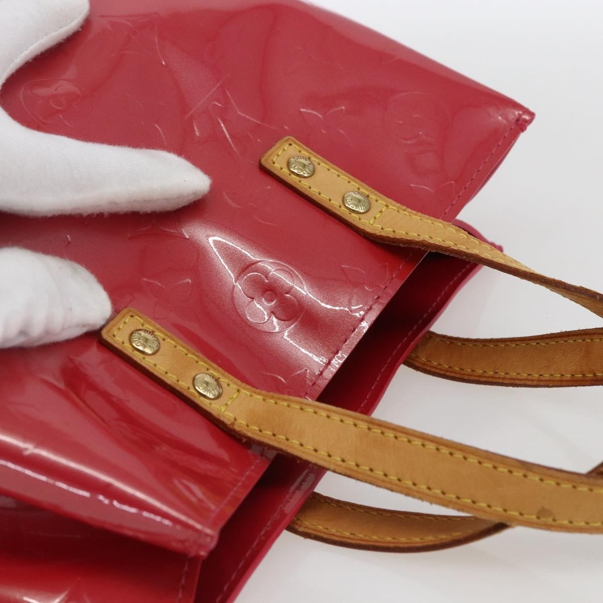 Louis Vuitton Reade Monogram Vernis Pink Patent_Leather Handbag (Pre-Owned)