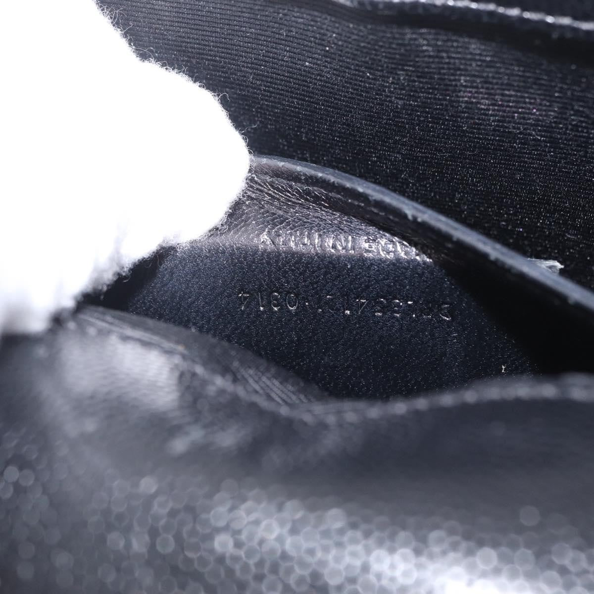 Saint Laurent Classic Monogram Leather Black Leather Crossbody Bag Bag (Pre-Owned)