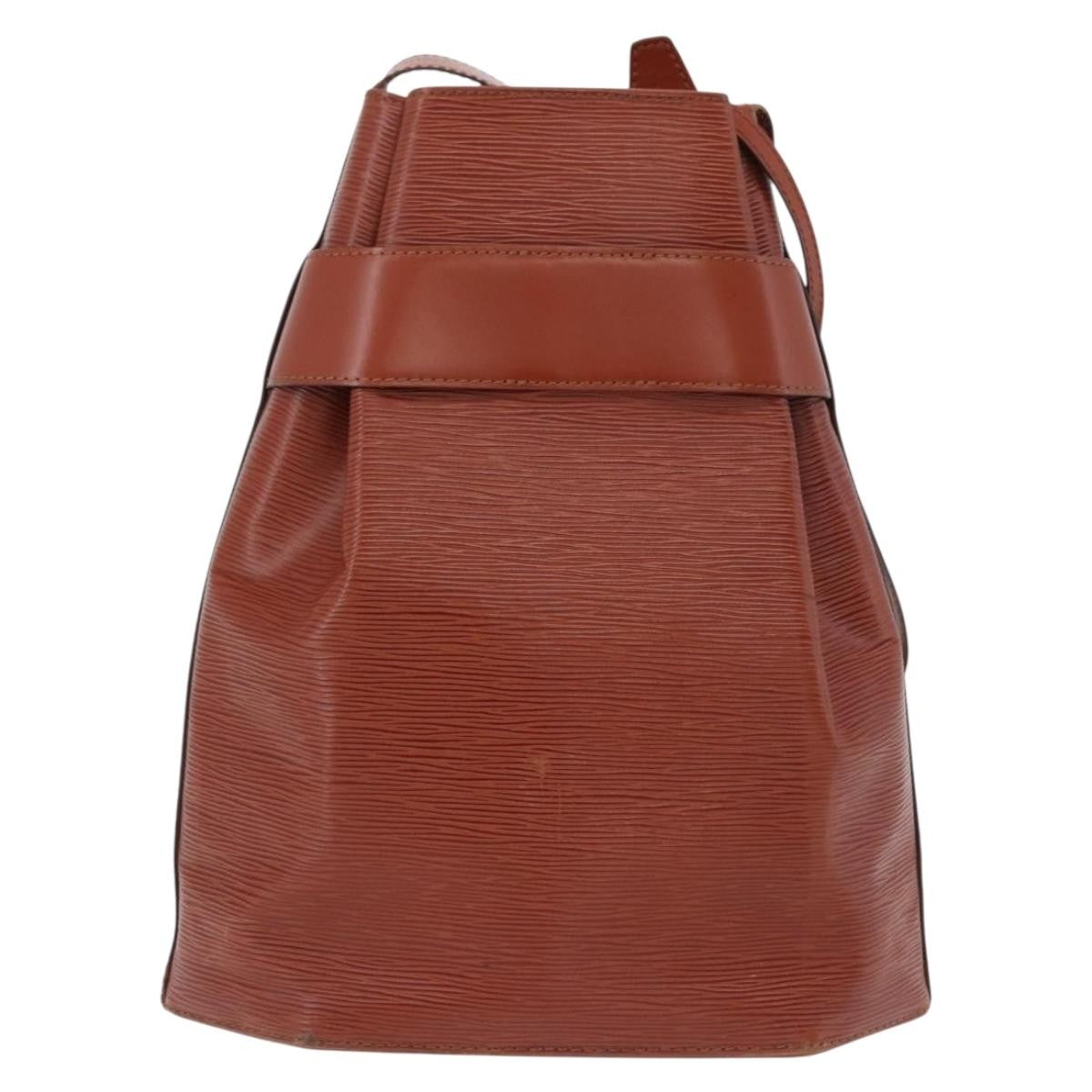 Louis Vuitton Vintage Sac D'epaule Epi Leather Brown Leather Shoulder Bag Bag (Pre-Owned)