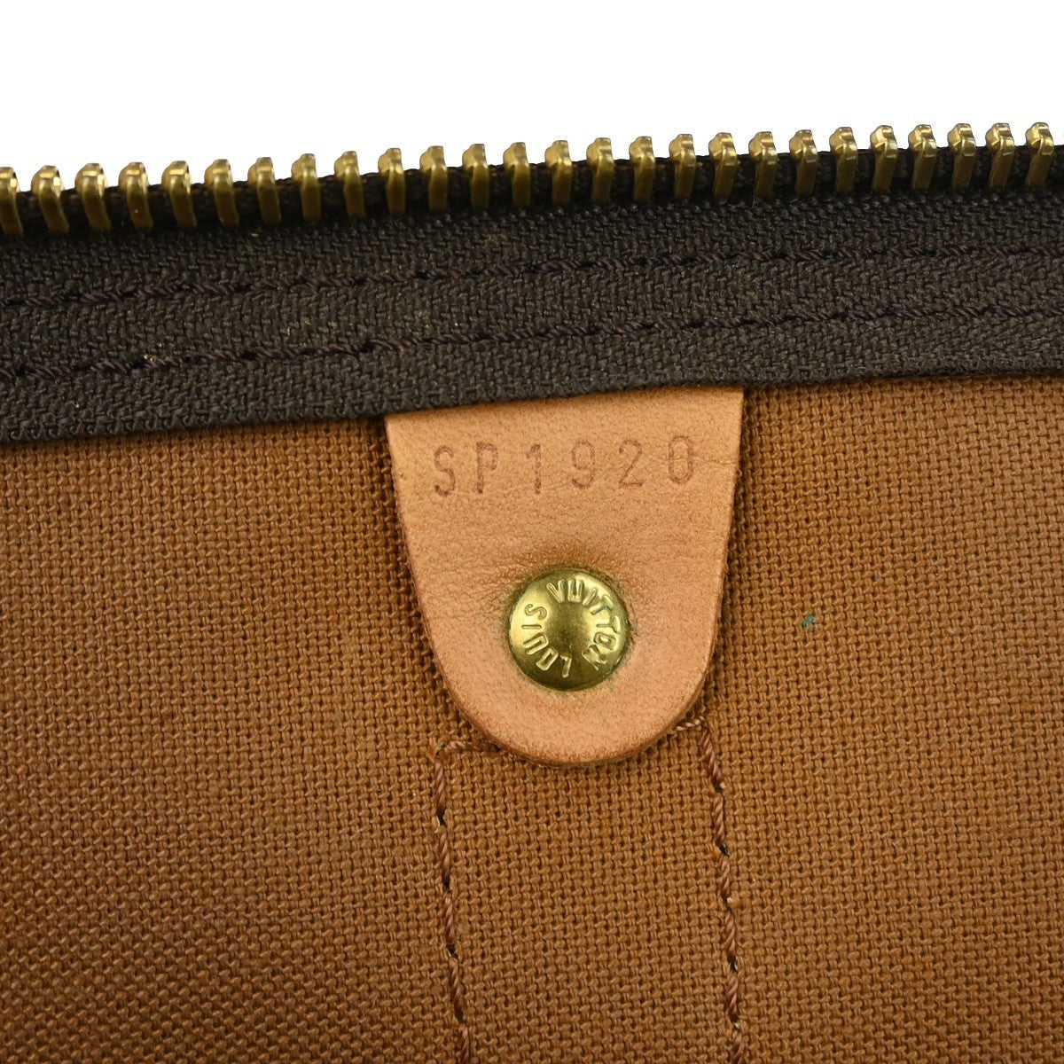 Louis Vuitton Keepall Monogram Brown Canvas Travel Bag Bag (Pre-Owned)