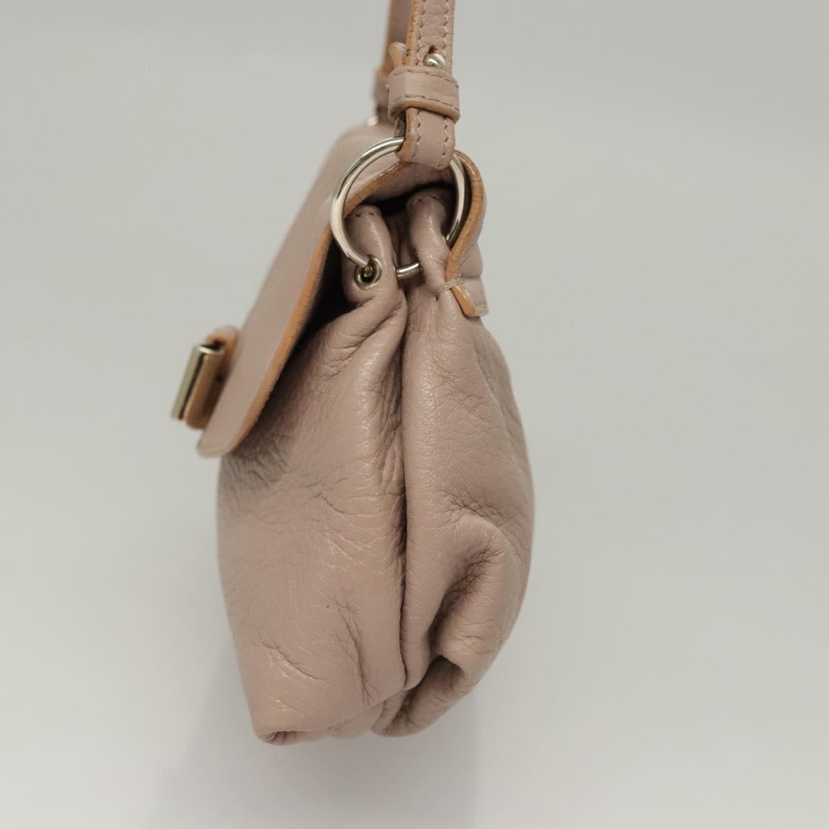 Chloe Lily Leather Pink Leather Handbag (Pre-Owned)