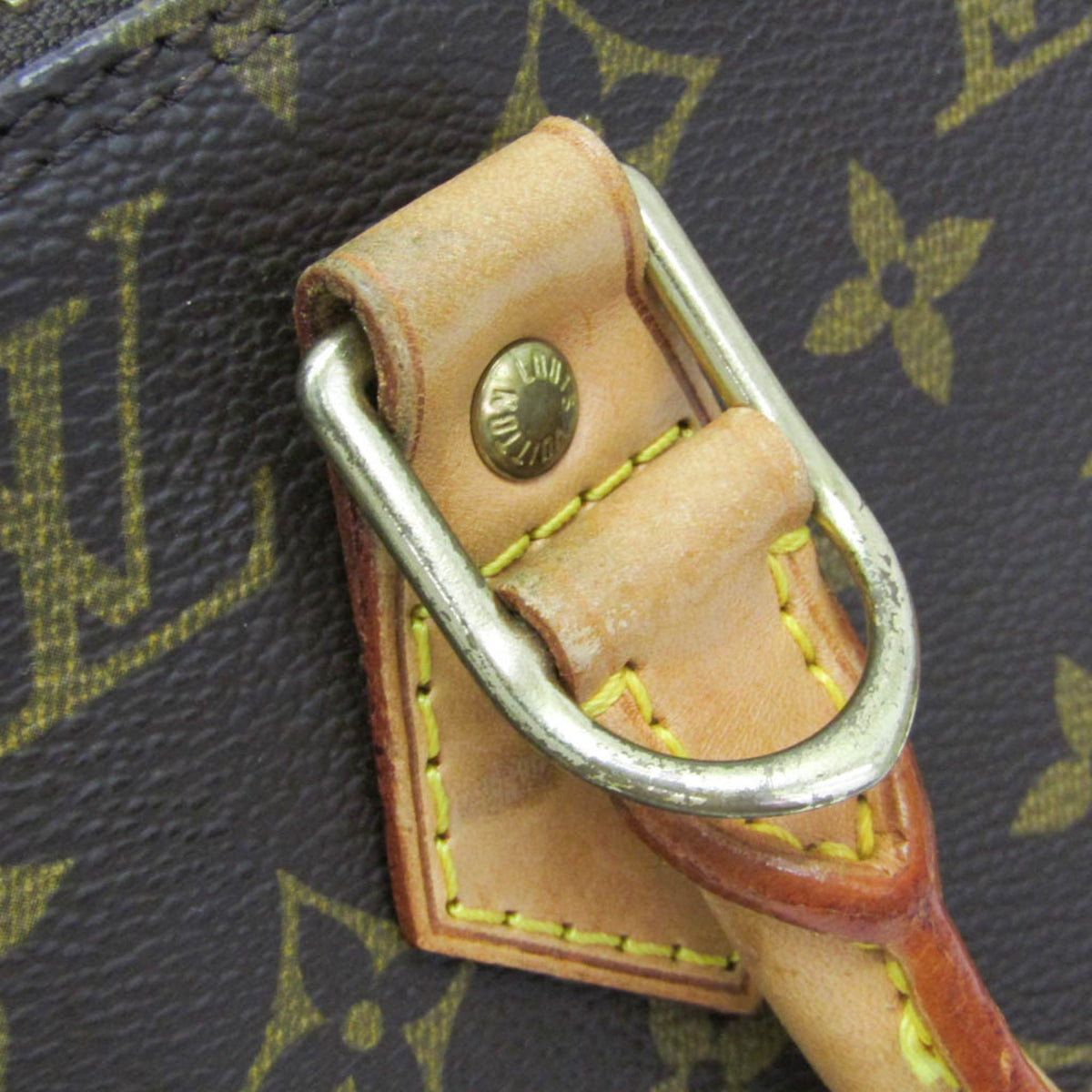 Louis Vuitton Alma Monogram Brown Canvas Handbag (Pre-Owned)