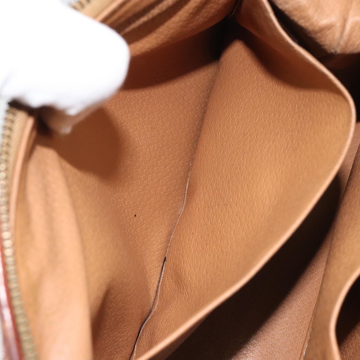 Celine Macadam Pochette Canvas And Leather Brown Canvas Clutche & Pouche Bag (Pre-Owned)