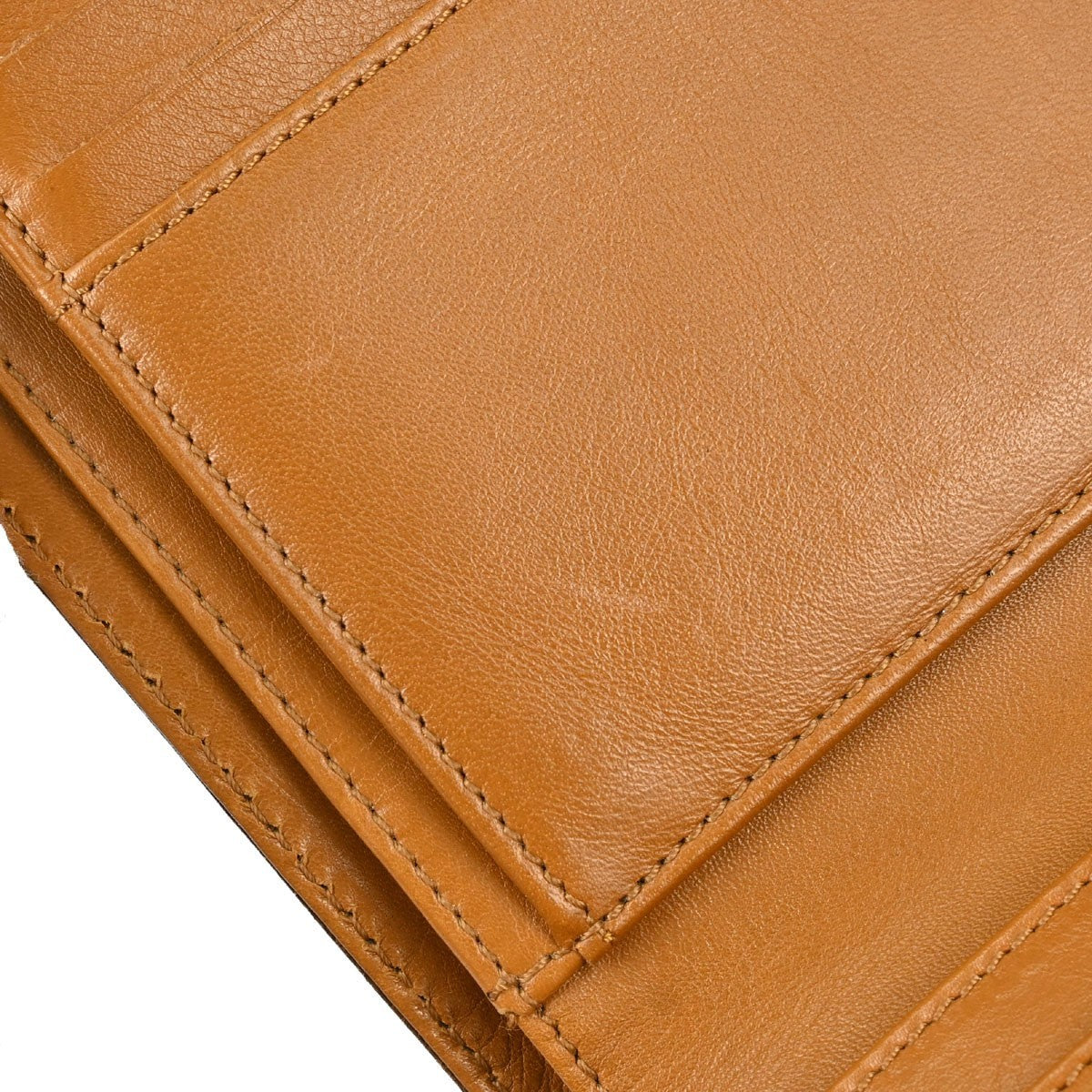 Chanel Trifold Caviar Brown Leather Wallets Accessory (Pre-Owned)