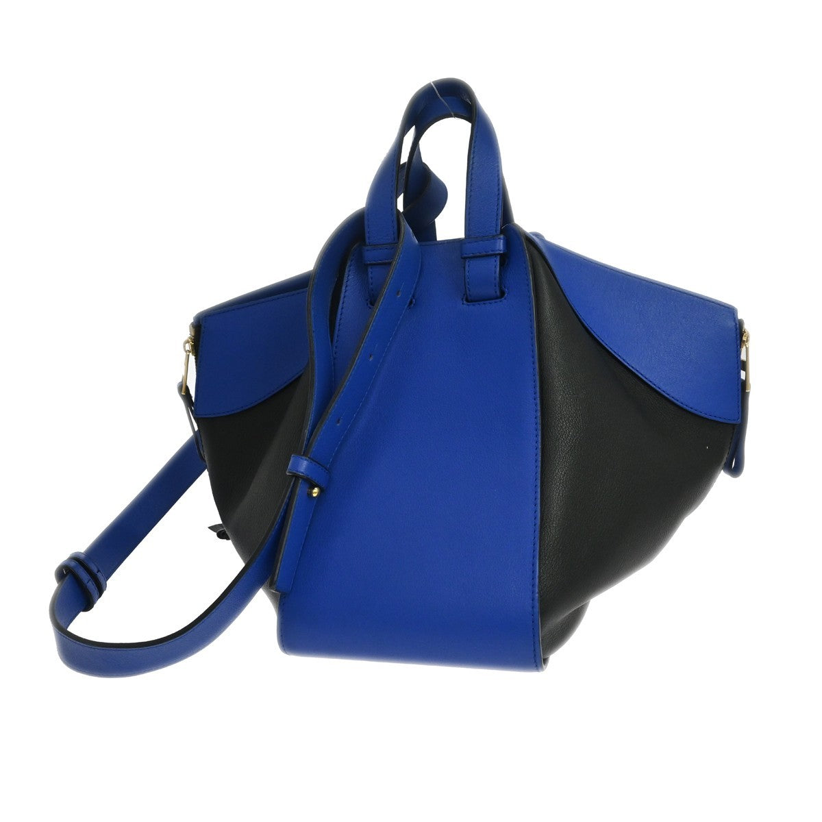 Loewe Hammock Leather Blue Leather Handbag (Pre-Owned)