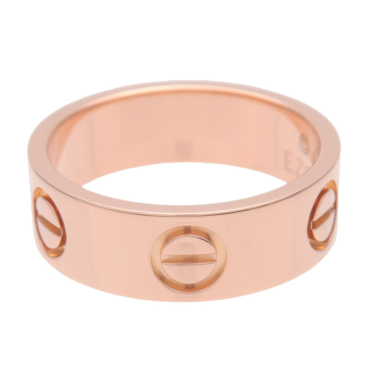 Cartier Love Band 18K Rose Gold Gold Rose_Gold Ring Jewelry (Pre-Owned)