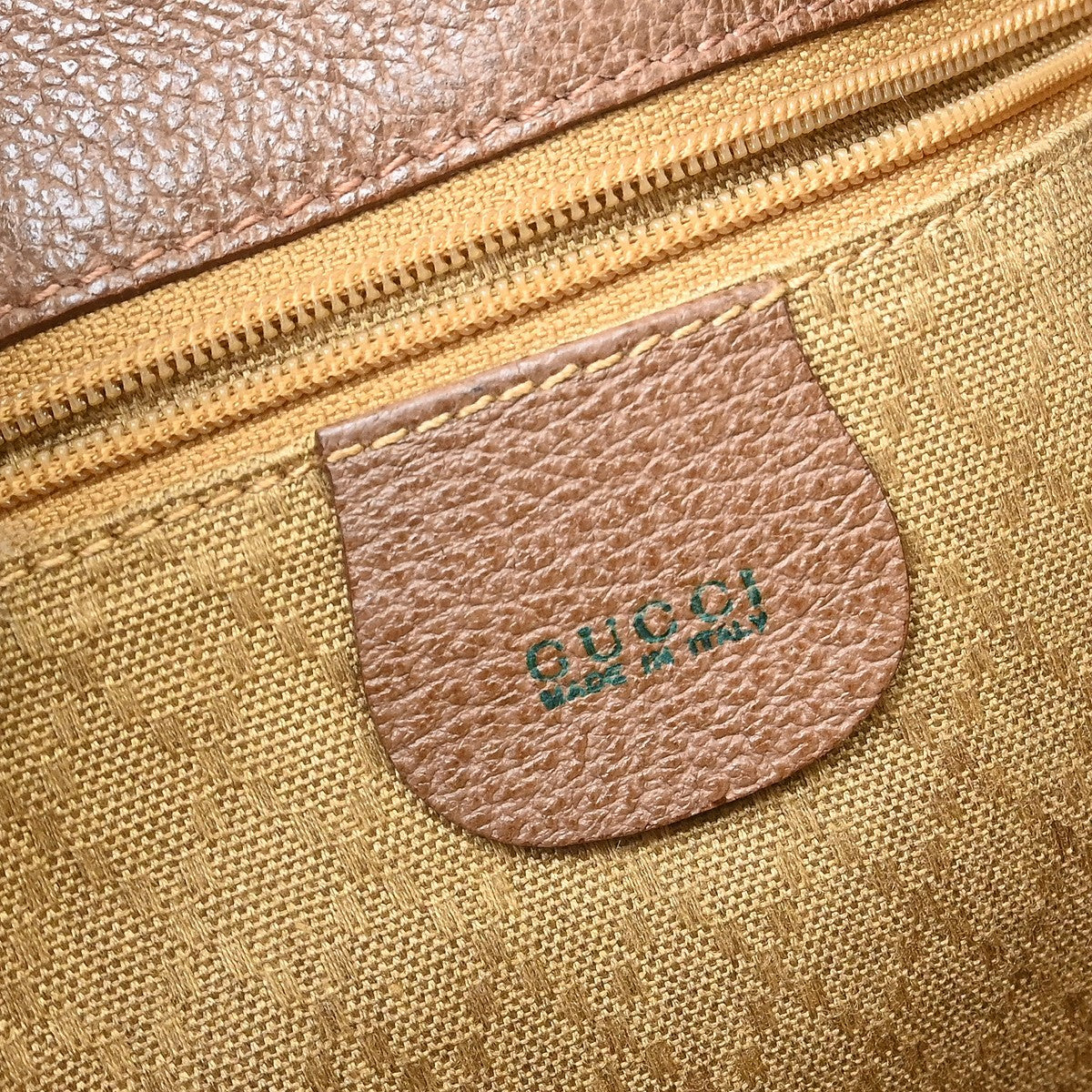 Gucci Vintage Bamboo Suede Brown Suede Backpack Bag (Pre-Owned)