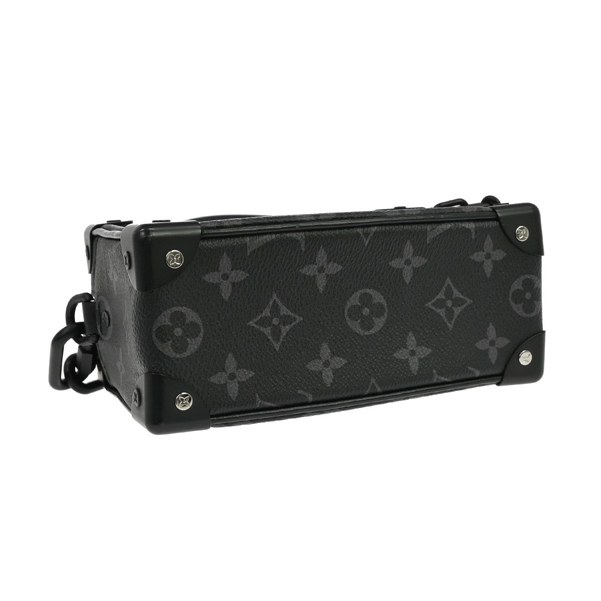 Louis Vuitton Soft Trunk Monogram Eclipse Canvas Black Canvas Shoulder Bag Bag (Pre-Owned)