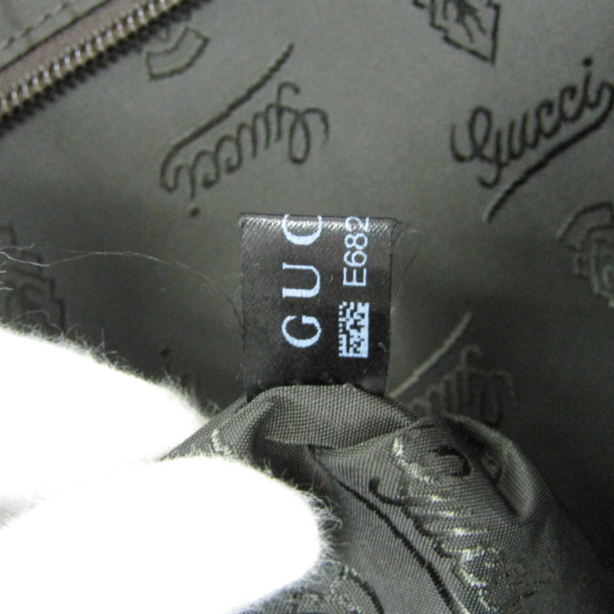 Gucci Convertible Guccissima Leather Brown Leather Briefcase Bag (Pre-Owned)