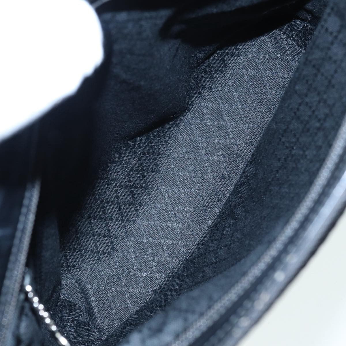 Gucci Vintage Bamboo Handle Nylon Black Nylon Tote Bag Bag (Pre-Owned)