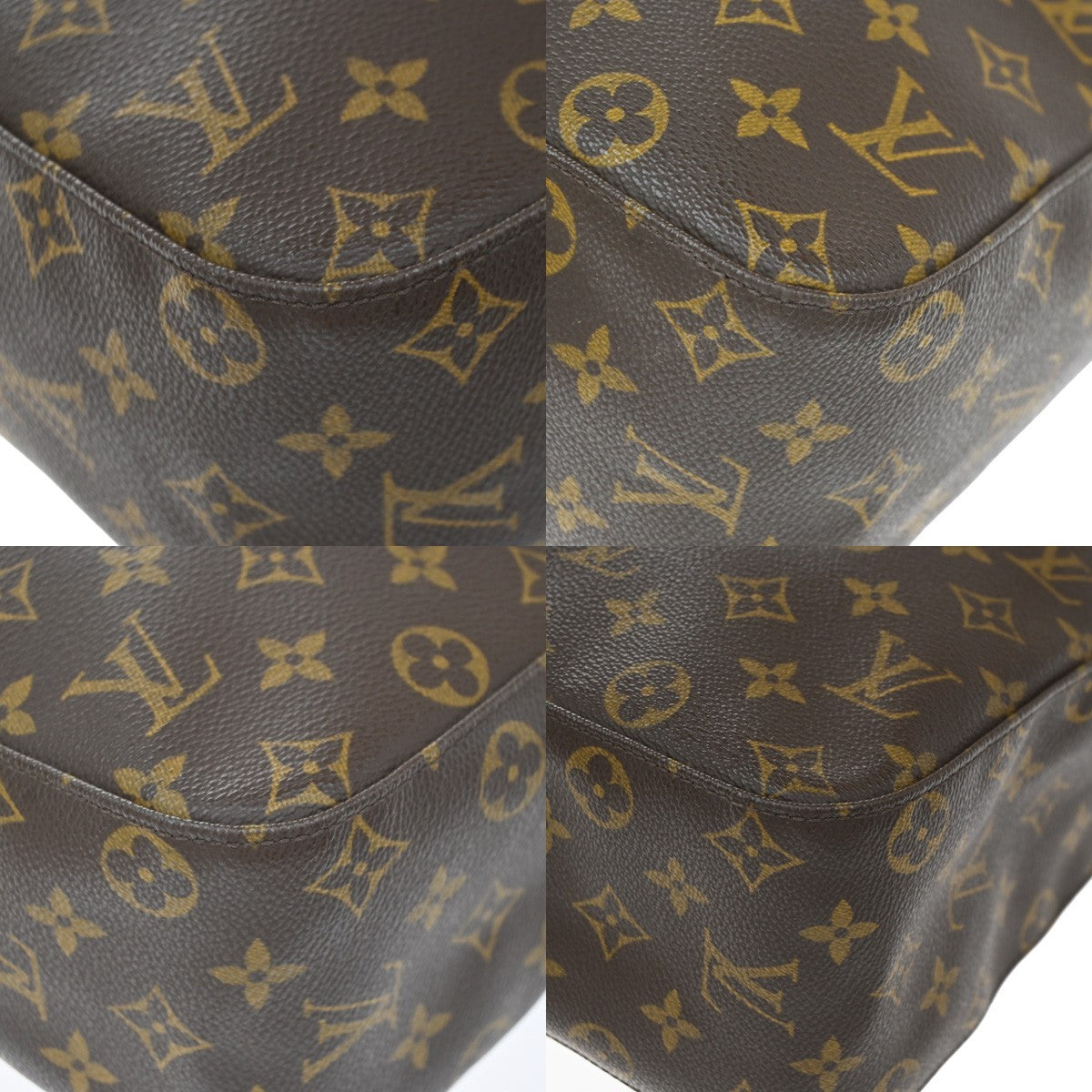 Louis Vuitton Looping Monogram Canvas Brown Canvas Handbag (Pre-Owned)