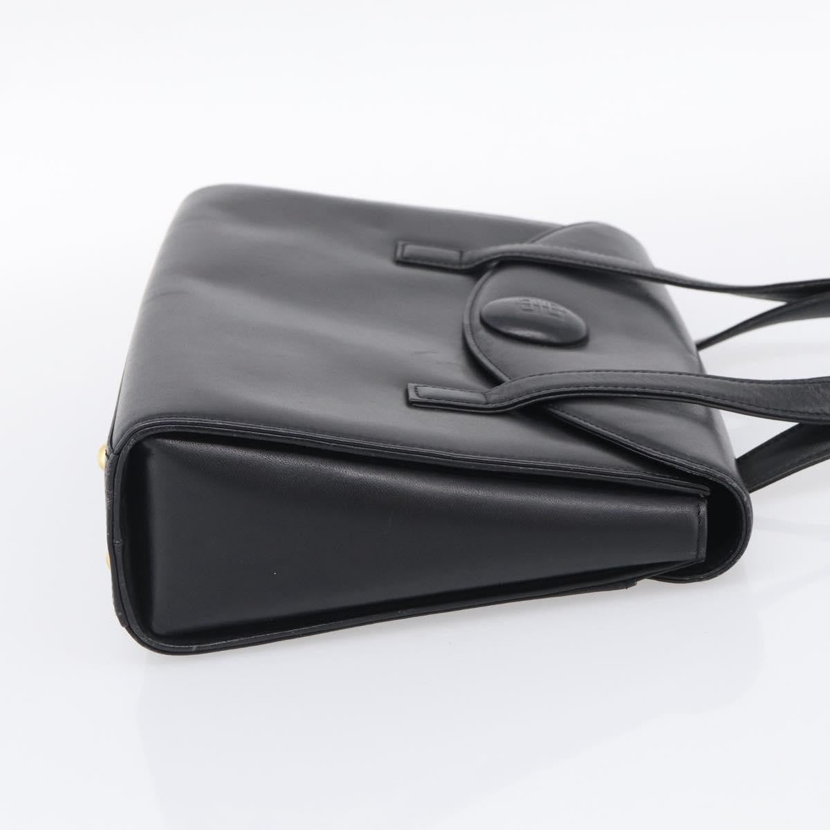 Givenchy Handbag Leather Black Leather Handbag (Pre-Owned)