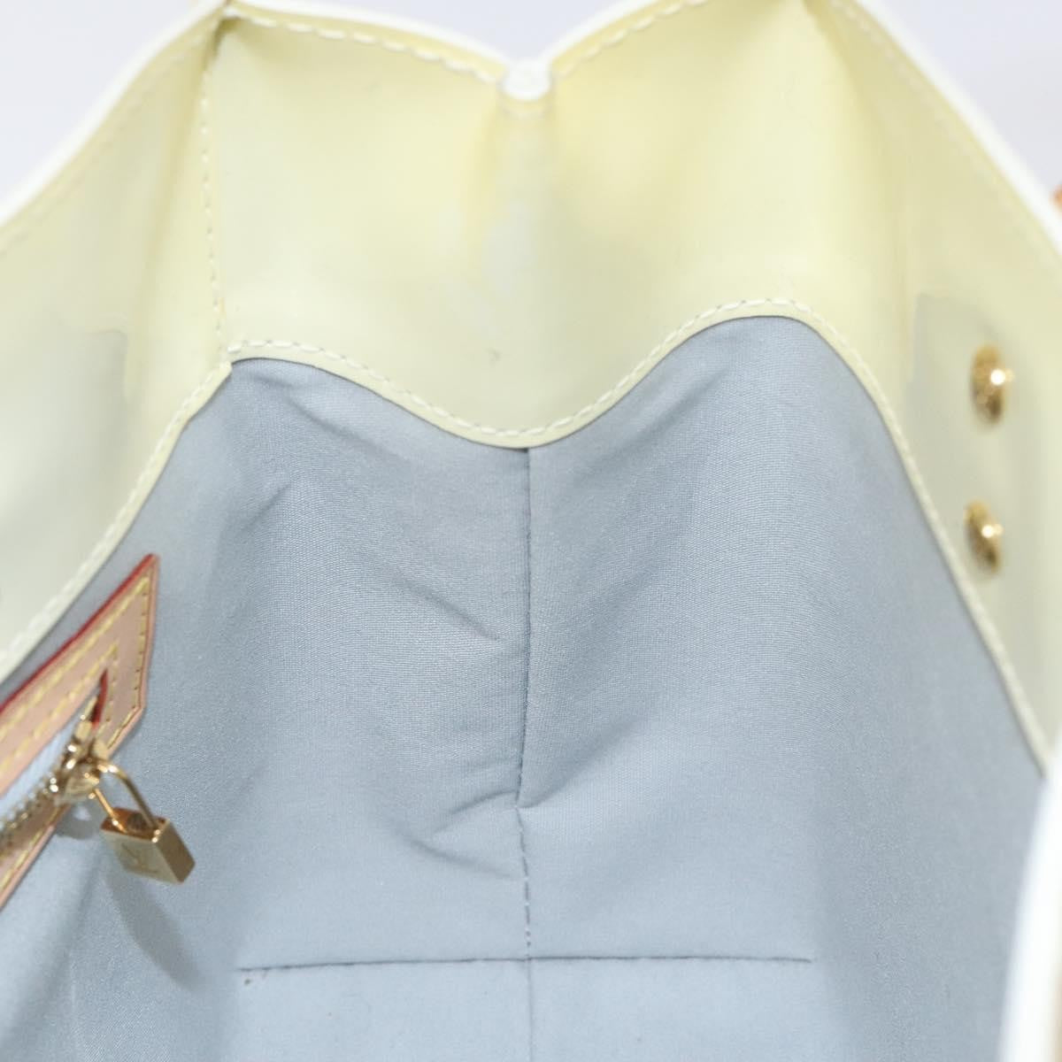 Louis Vuitton Reade Monogram Vernis Beige Patent_Leather Bag (Pre-Owned)